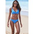 sunseeker triangel-bikinitop fancy met push-up effect blauw