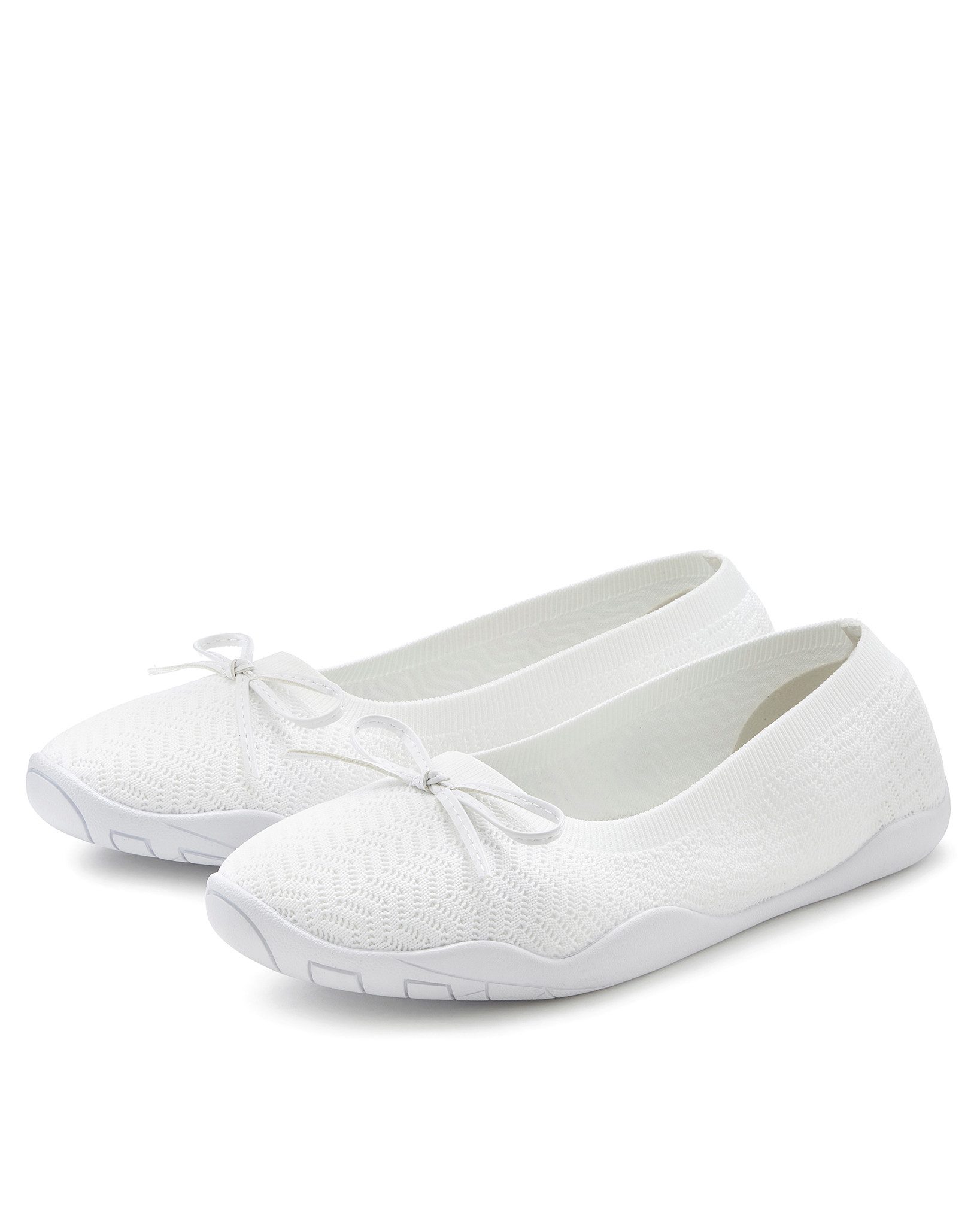 Lascana Sneaker ballerina's Slipper, lage schoen, slip-on sneaker ultralicht VEGAN