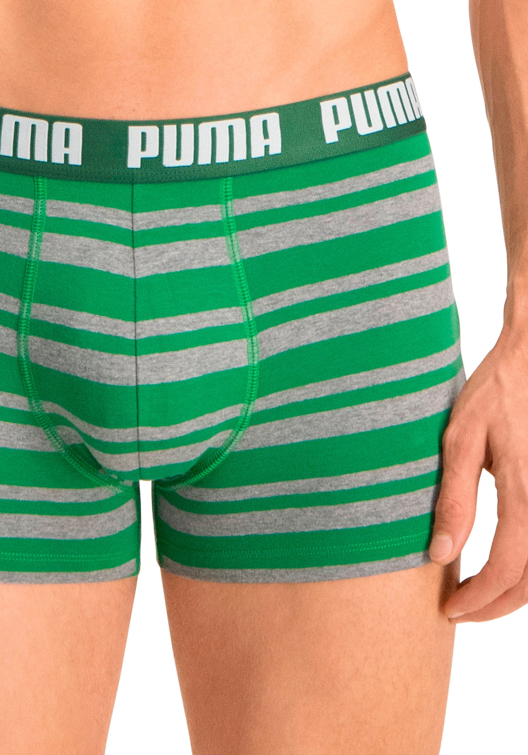 PUMA Boxershort met contrastkleurig opschrift (2 stuks, Set van 2)