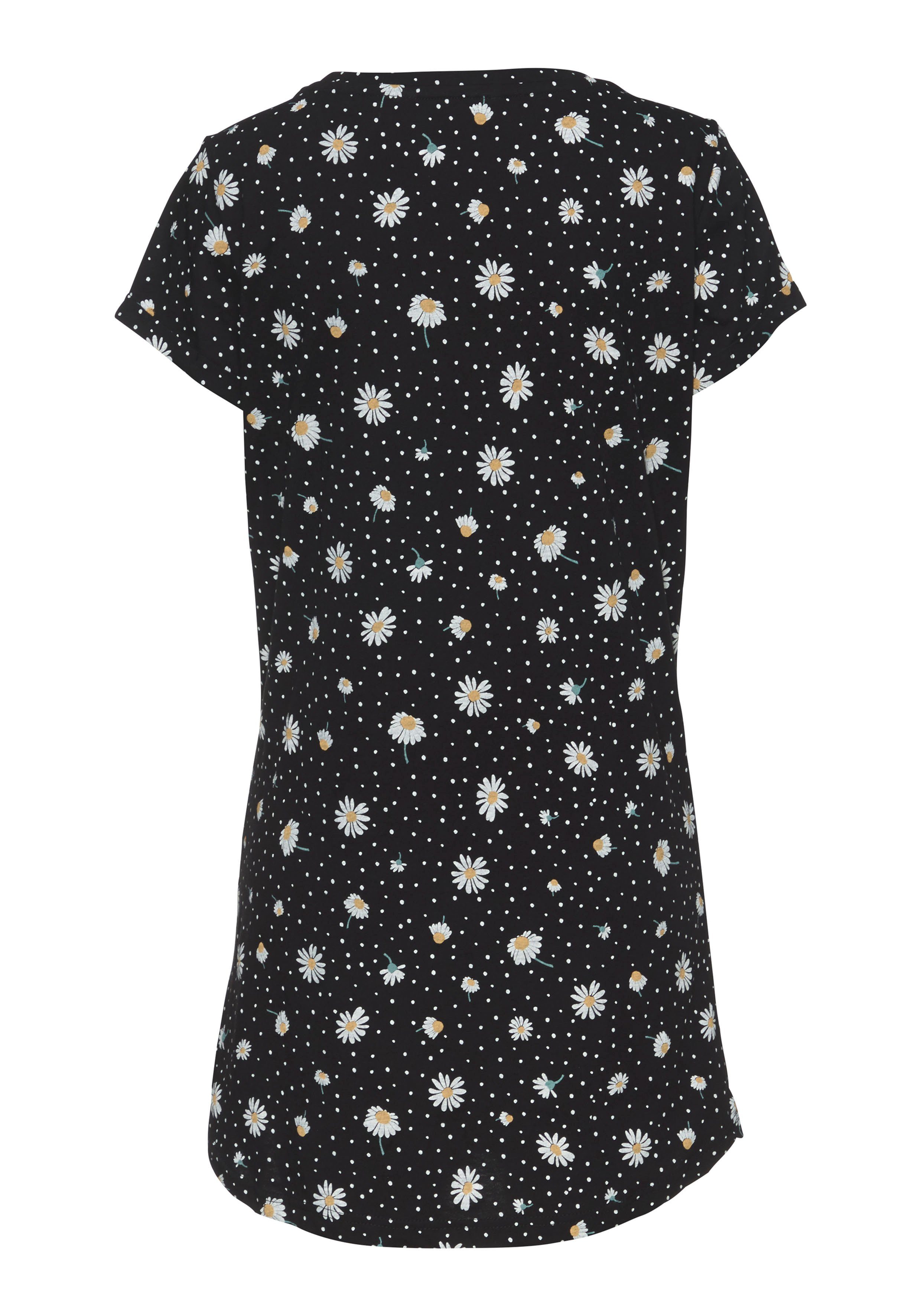 Vivance Dreams Nachthemd met madeliefje-print