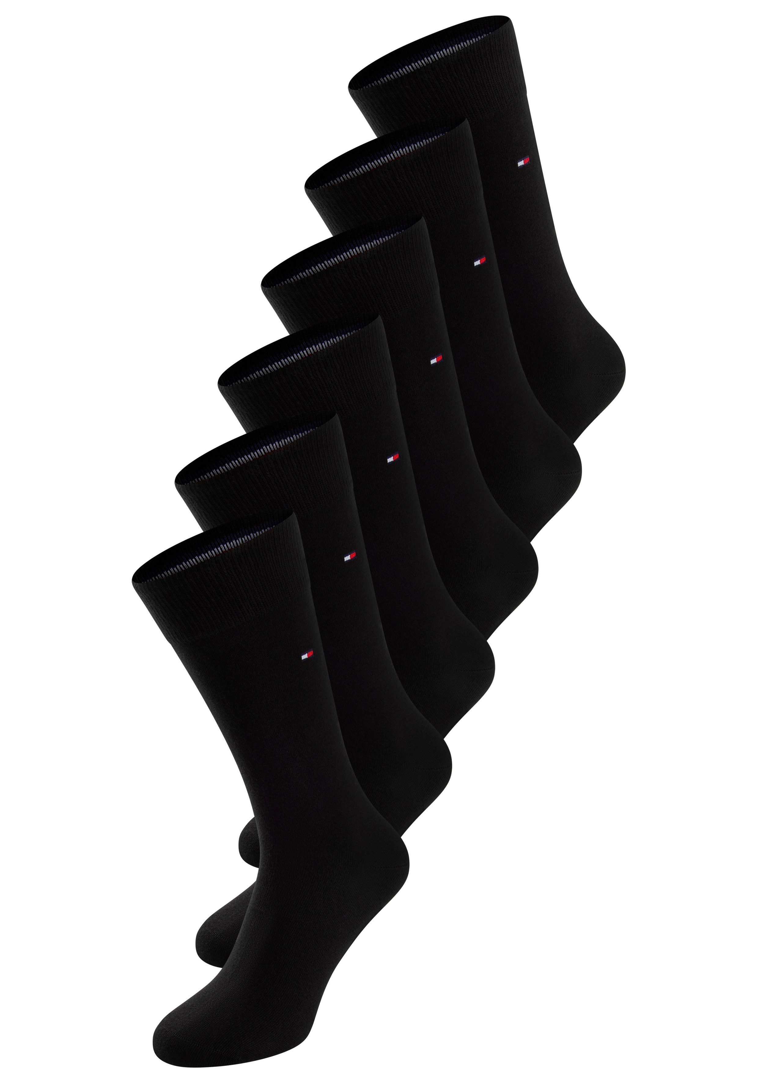 Tommy Hilfiger Sokken TH MEN SOCK 6P ECOM Gekamd katoen, ademend, drukvrije tailleband (set, 6 paar, 6 paar)