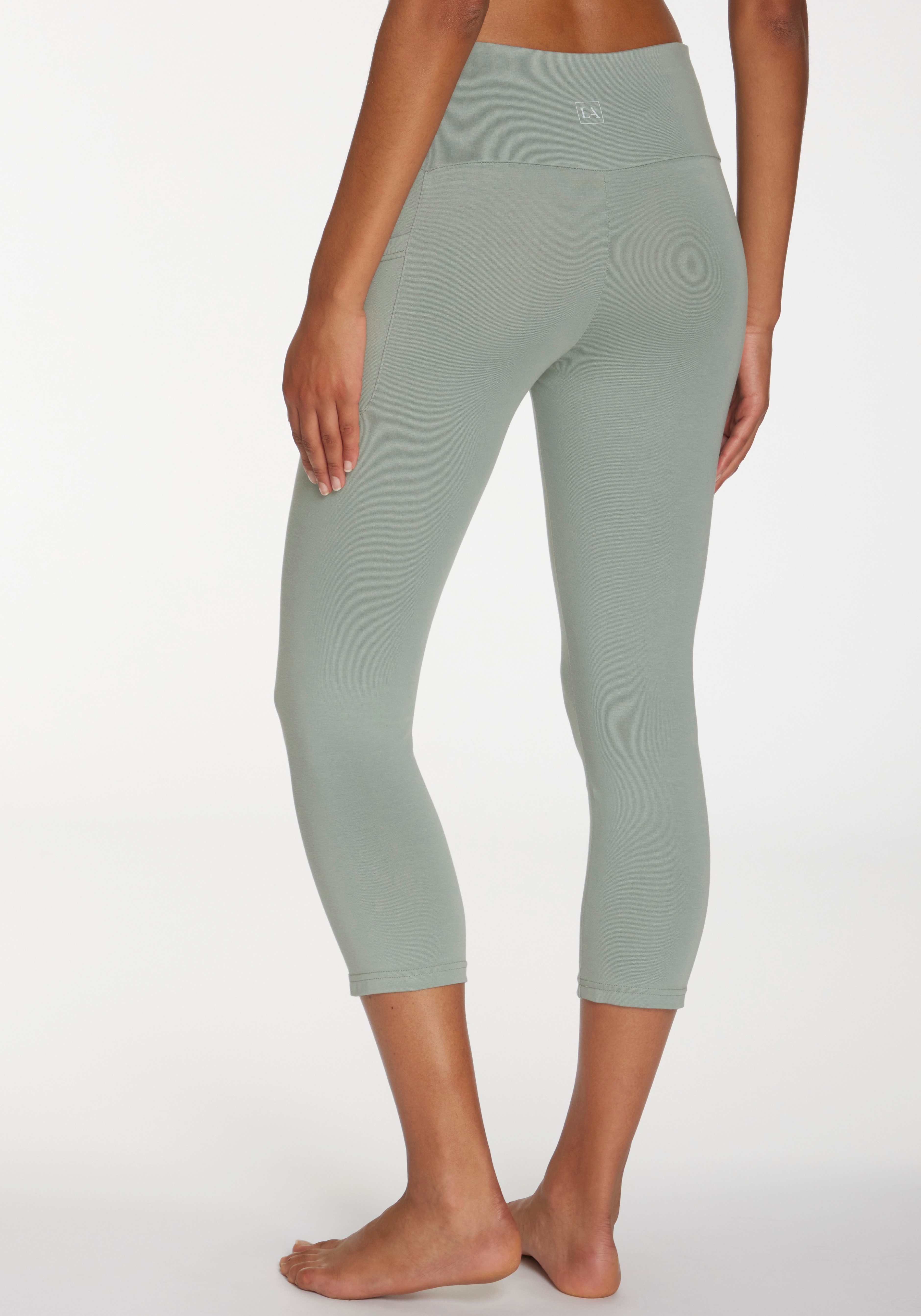 active by Lascana 3/4 legging met telefoontas, loungewear