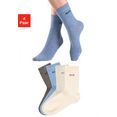 h.i.s sokken zonder snijdende boord (4 paar) blauw