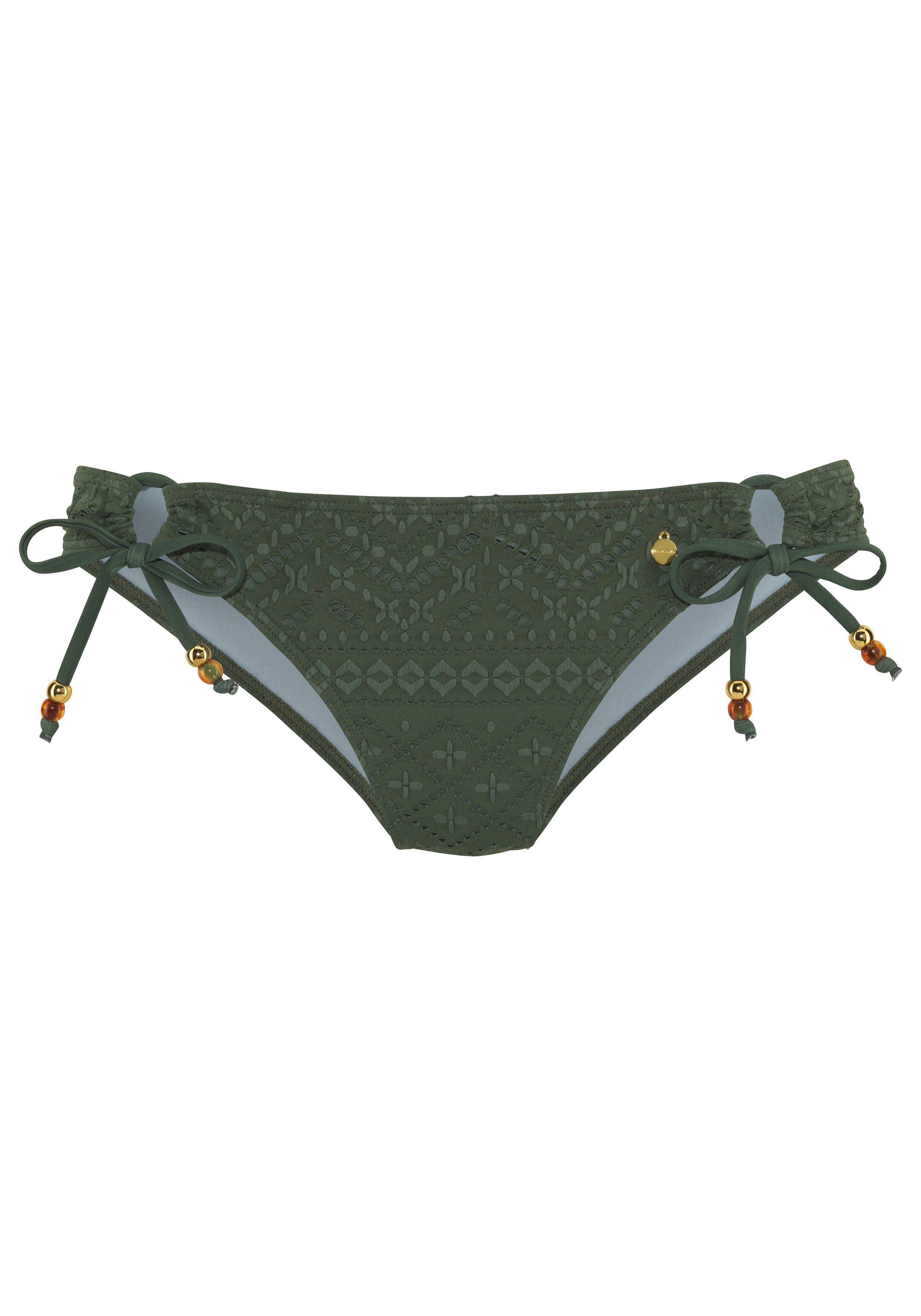 Lascana Bikinibroekje Omara met broderie anglaise