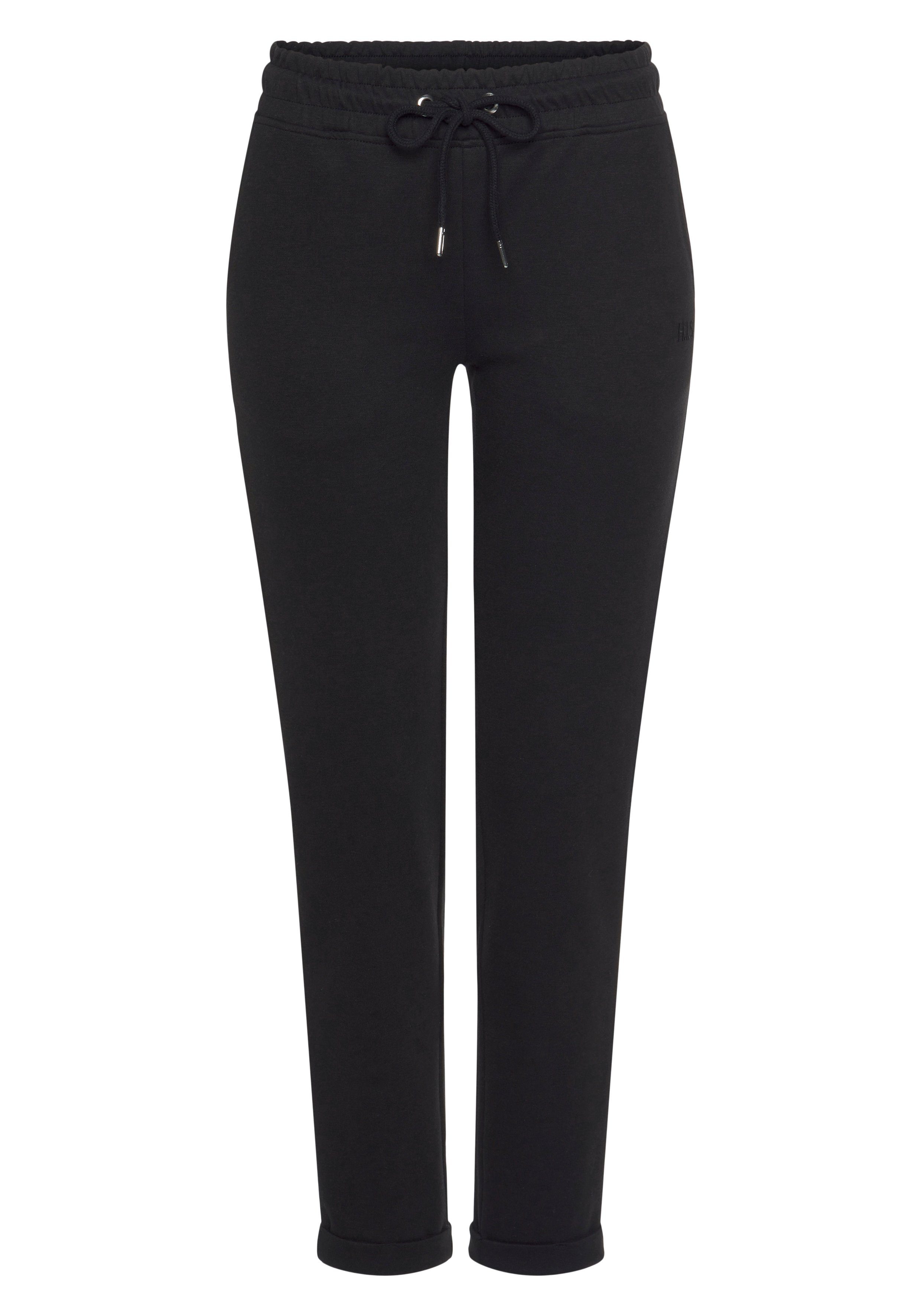 H.I.S Sweatbroek / relaxbroek / sweatbroek Slipbroek met kleine omslag aan de zoom, loungewear