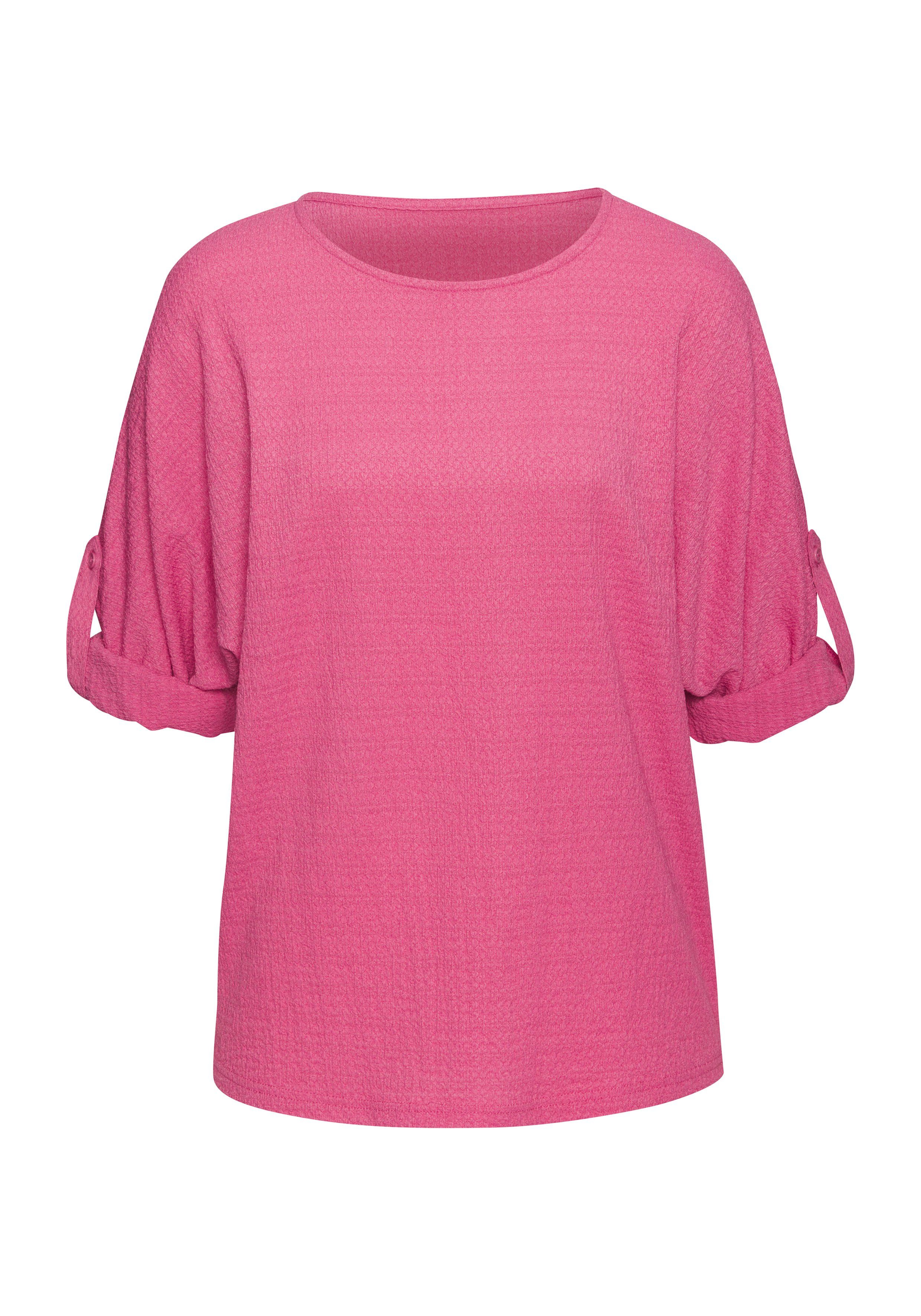 Vivance 2-in-1-shirt Om op te rollen van kreukvrije crêpe-kwaliteit