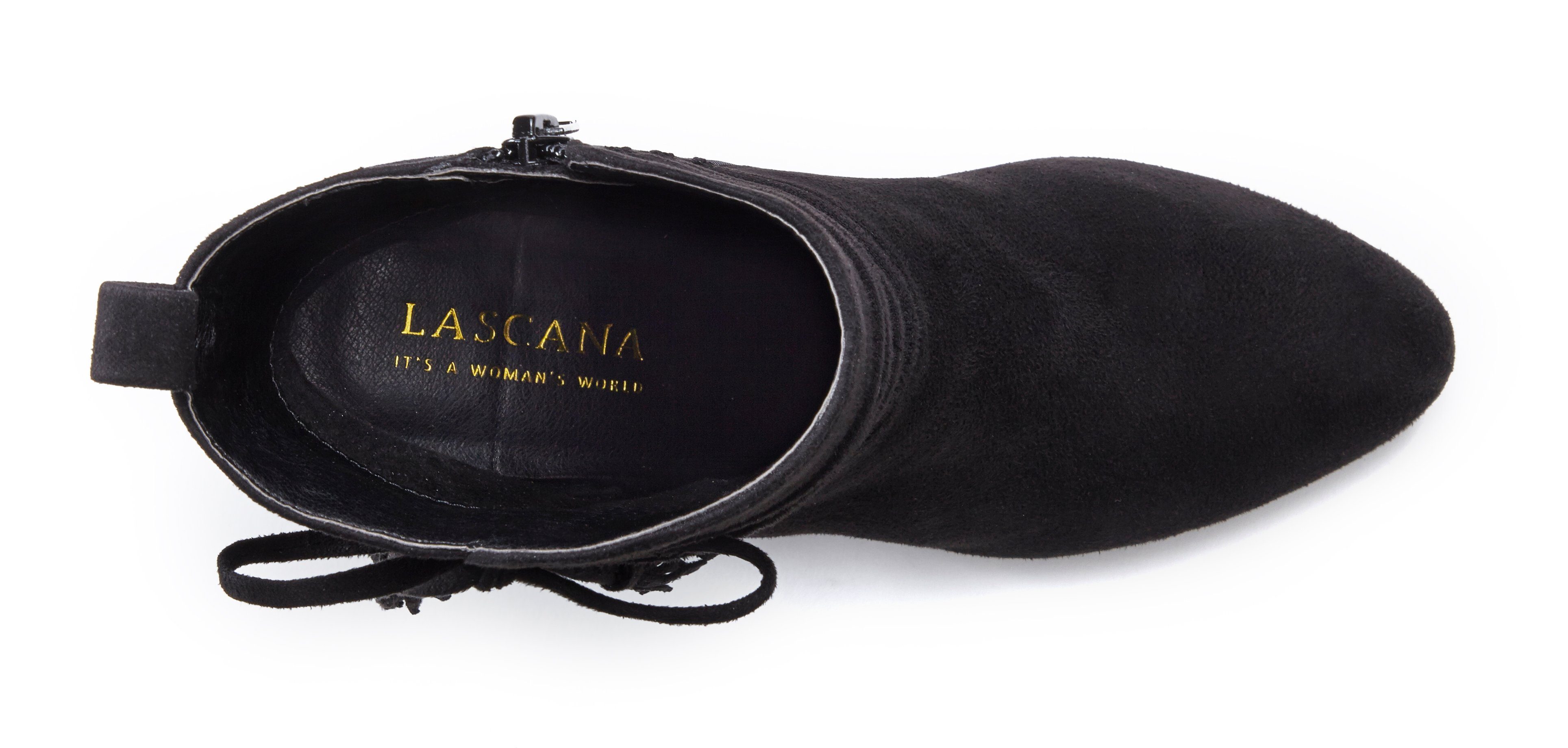 Lascana Laarsjes met blokhak, high-heel enkellaars, enkellaarsjes, laarzen