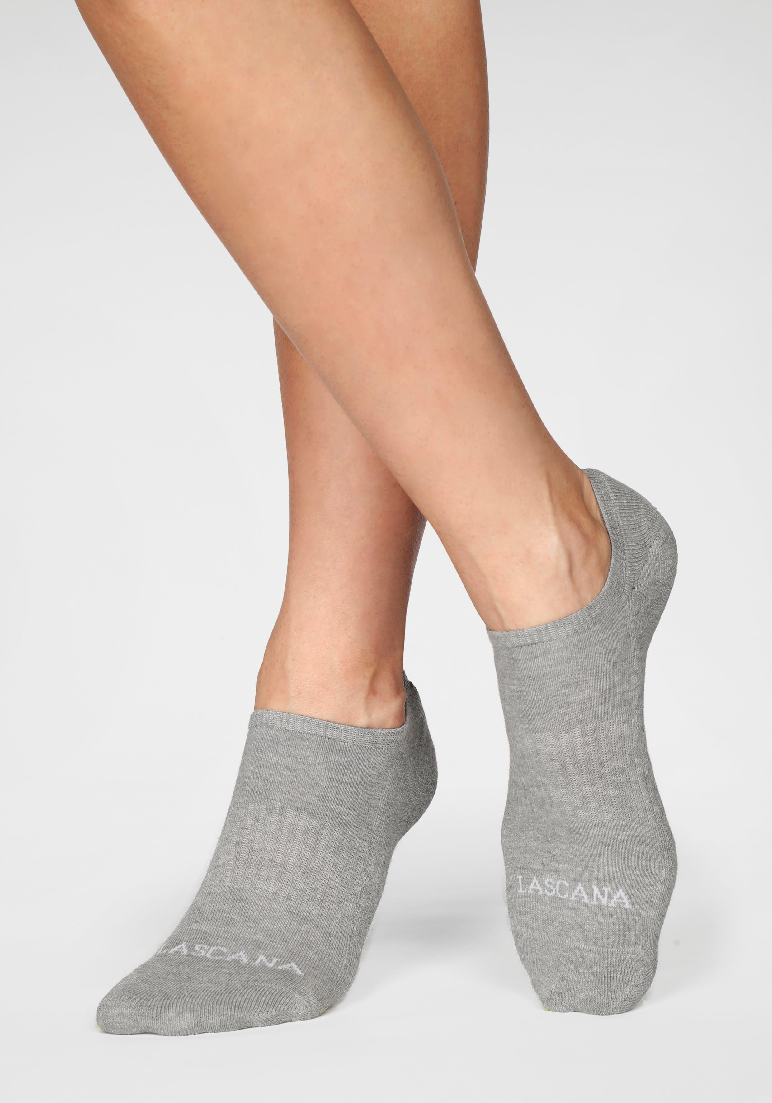 active by Lascana Sneakersokken met voetfrotté (set, 7 paar)