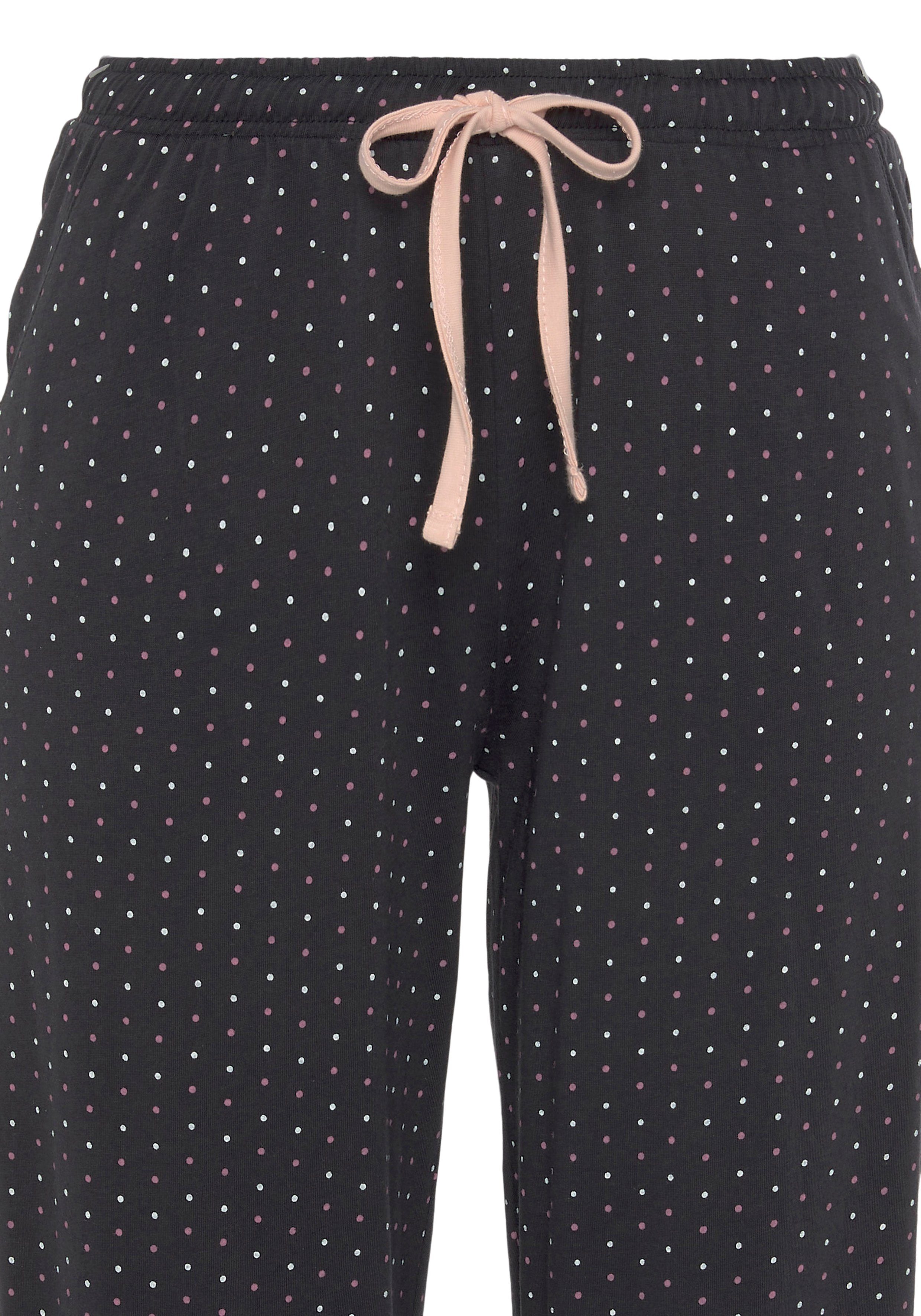 Vivance Dreams Pyjama met een grote frontprint (2-delig)