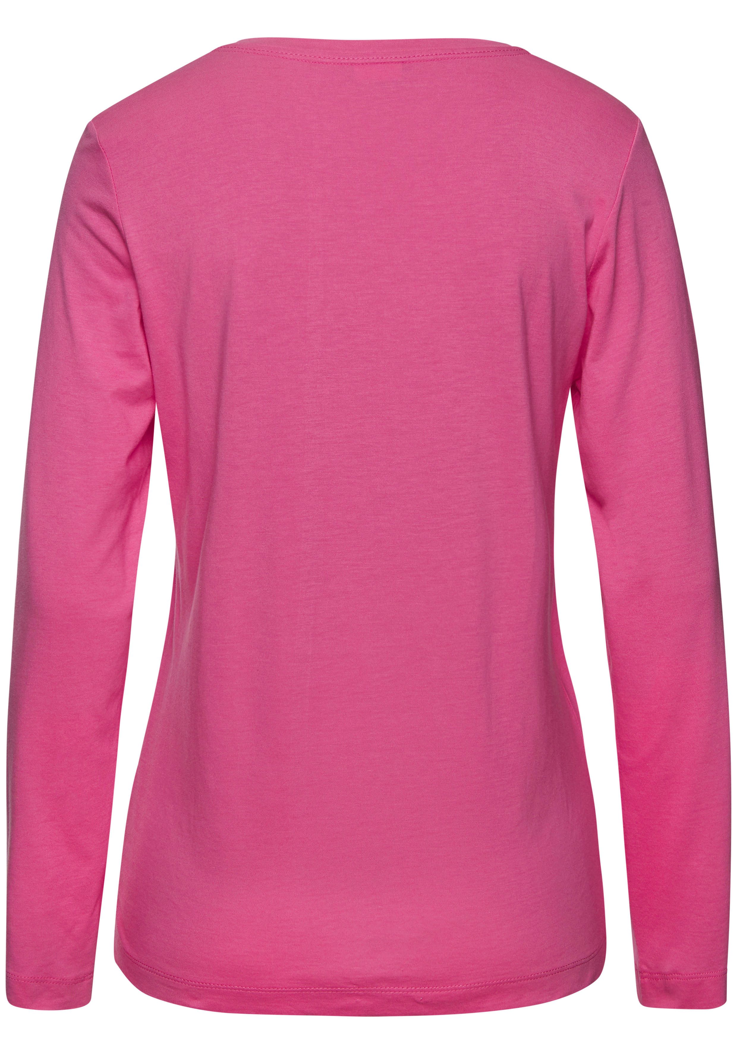Lascana Pyjama top met folieprint