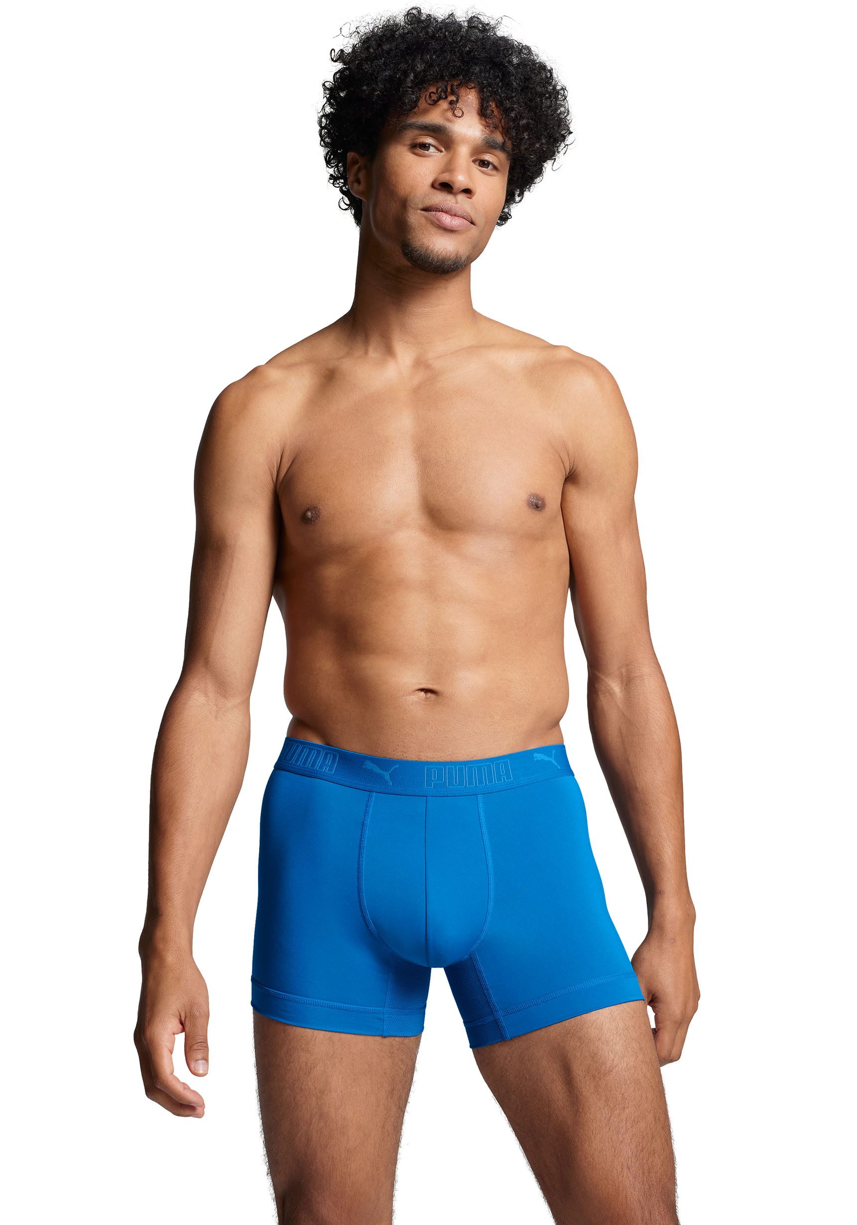 PUMA Boxershort PUMA MEN SPORT MICROFIBER BOXERS 2P (2 stuks, Set van 2)