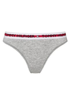 tommy hilfiger underwear string bio-katoen-string grijs