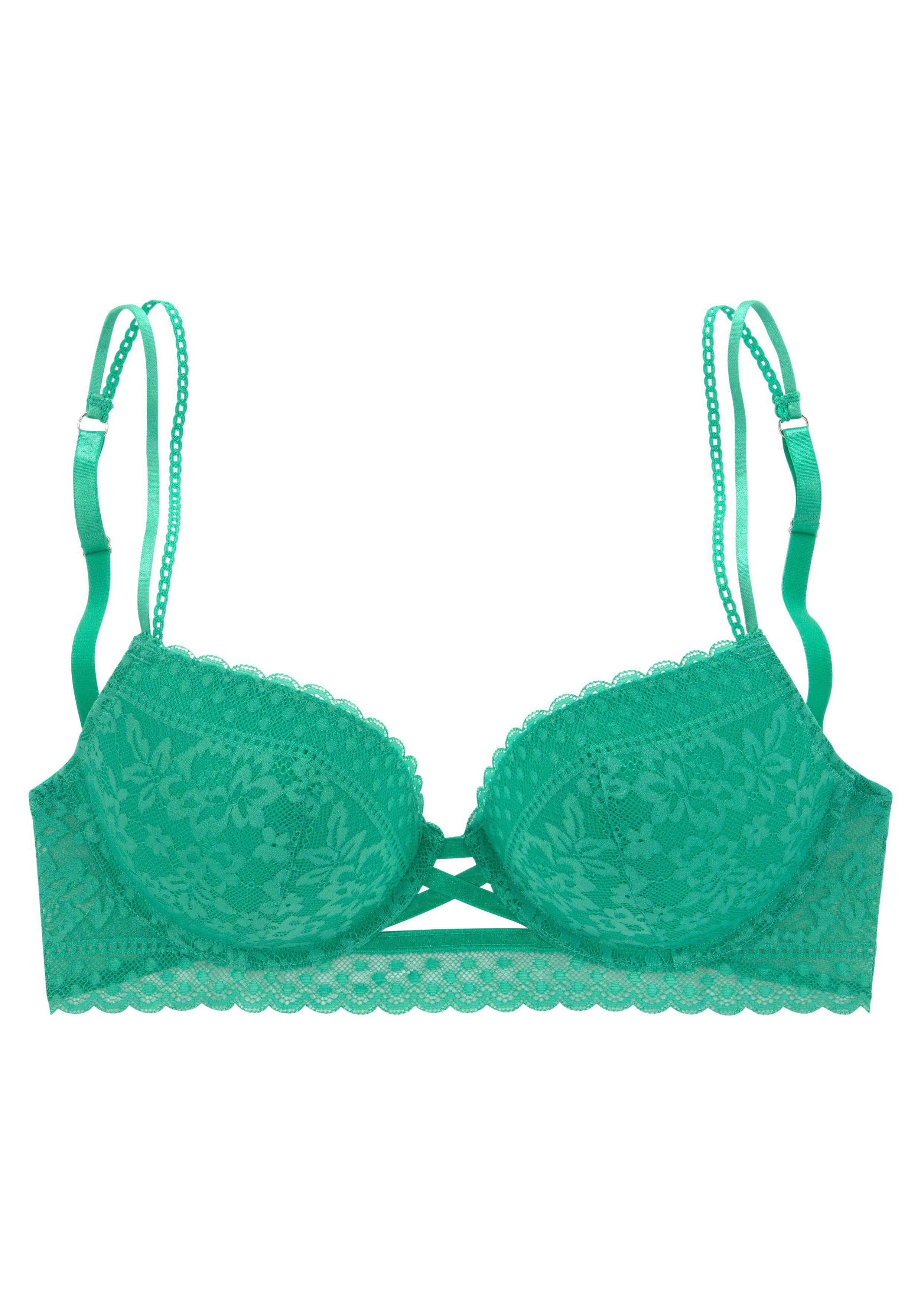 Vivance Push-up-bh Viola met kant van deels gerecycled polyamide, sexy lingerie