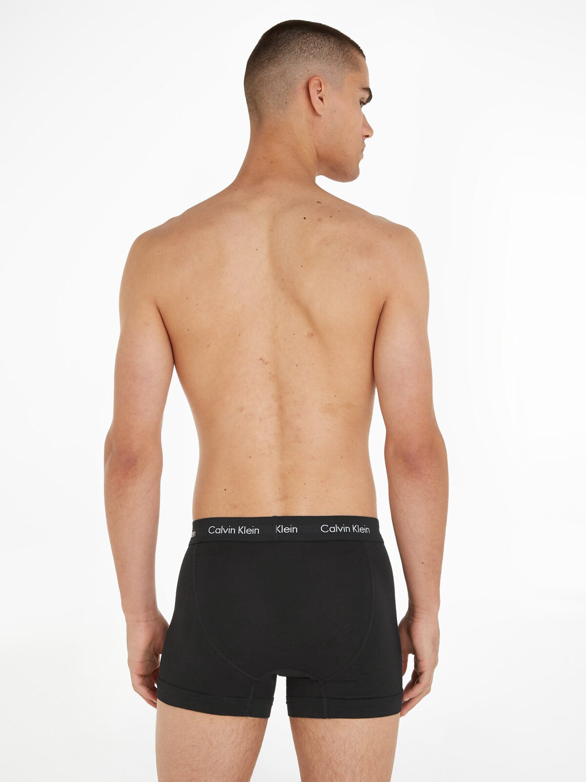 Calvin Klein Trunk in uni-zwart (3 stuks)