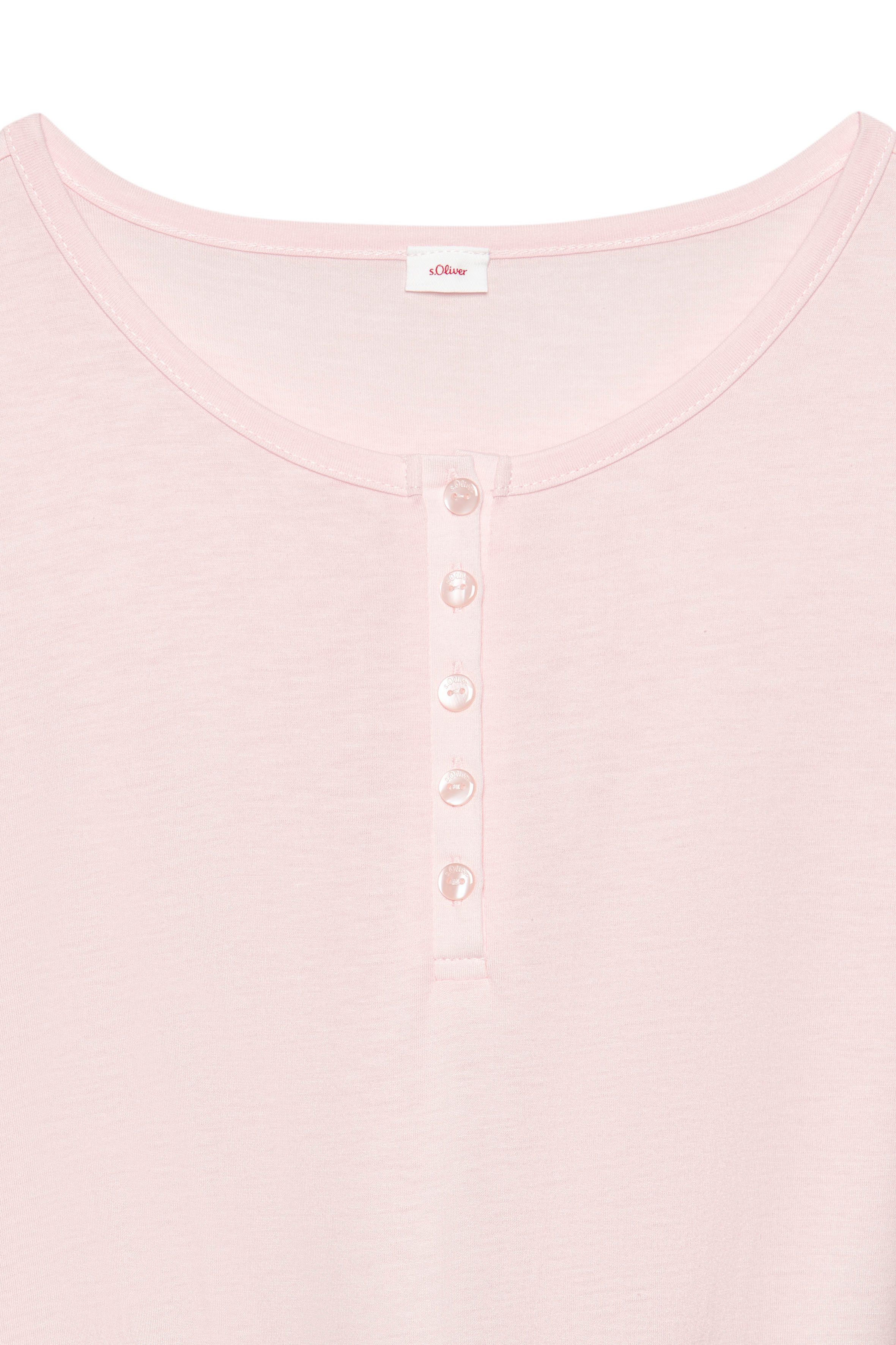 s.Oliver RED LABEL Beachwear Pyjama top met knoopsluiting