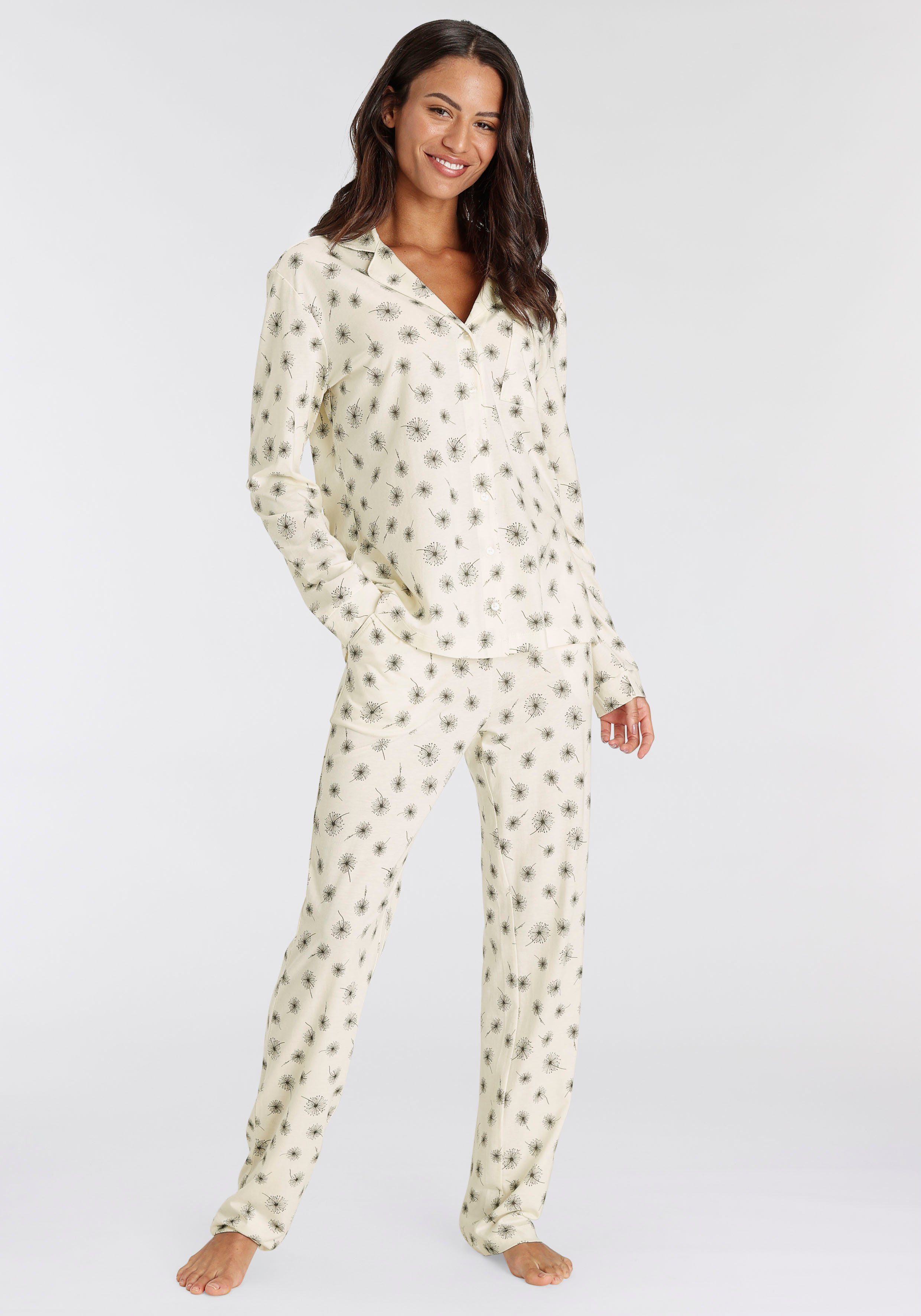 s.Oliver RED LABEL Beachwear Pyjama met een mooi motief (2-delig)