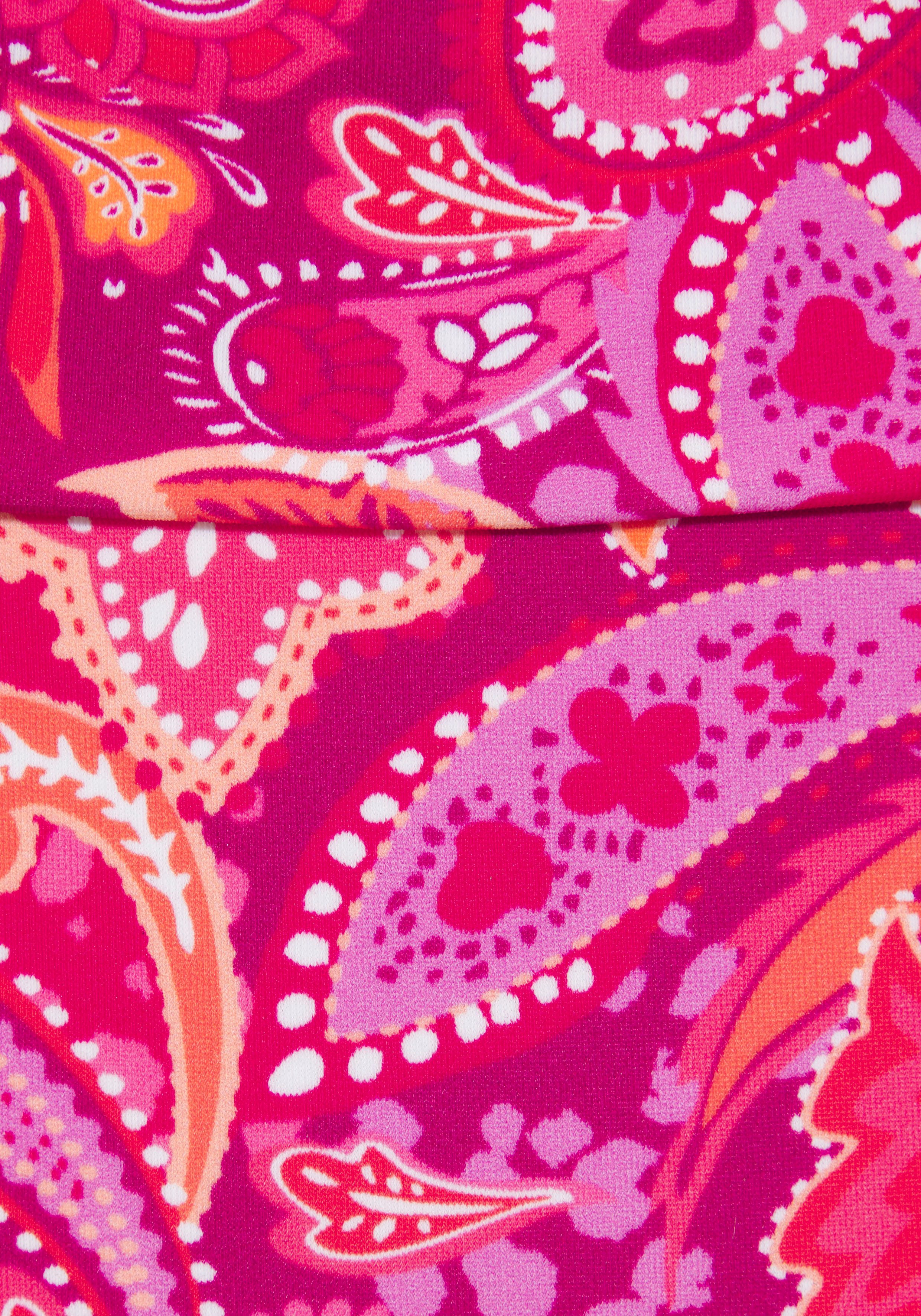 Vivance Bikinibroekje Pretty met omslagband en modieus paisley-patroon