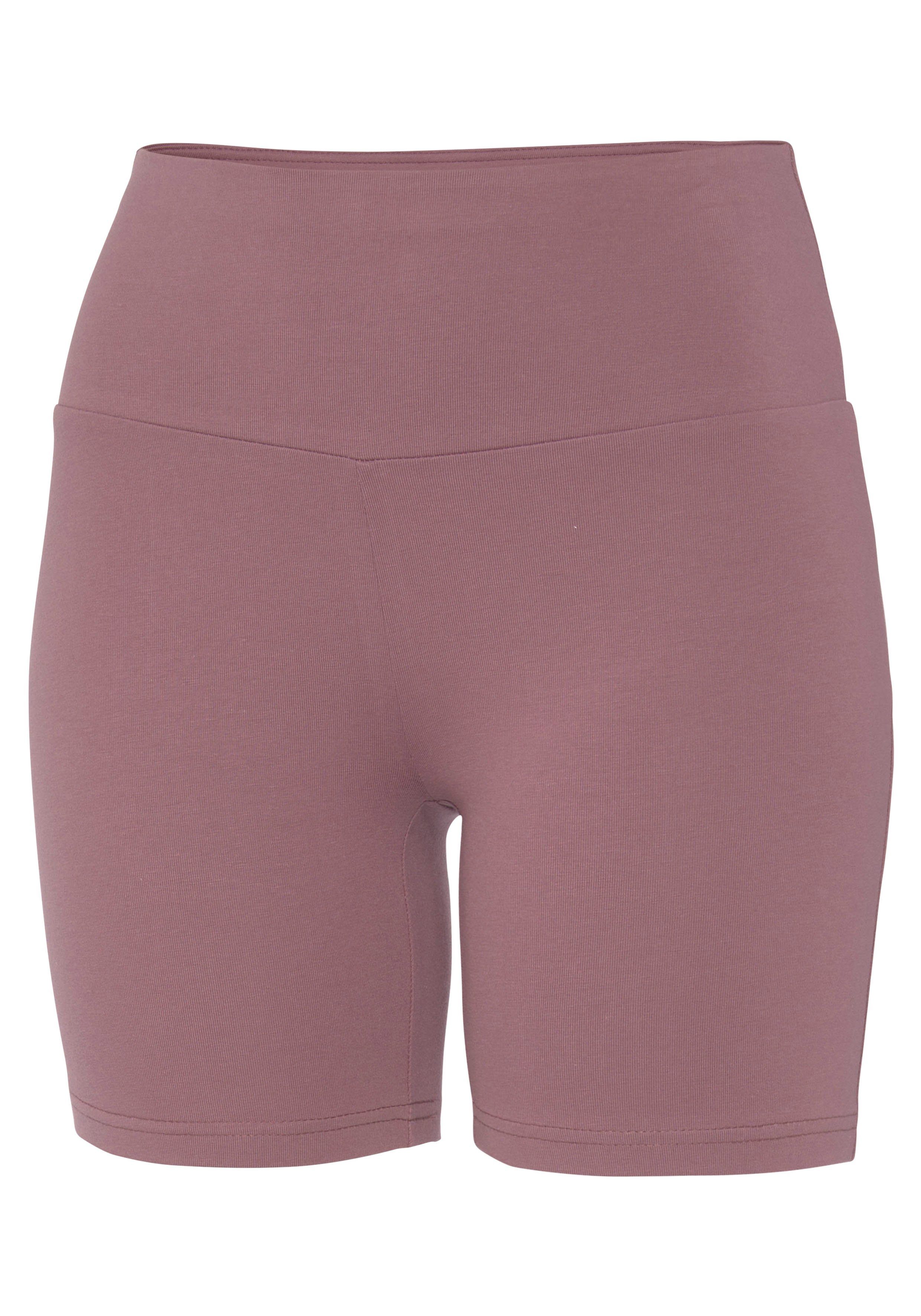 Lascana Short met brede boord en logoprint