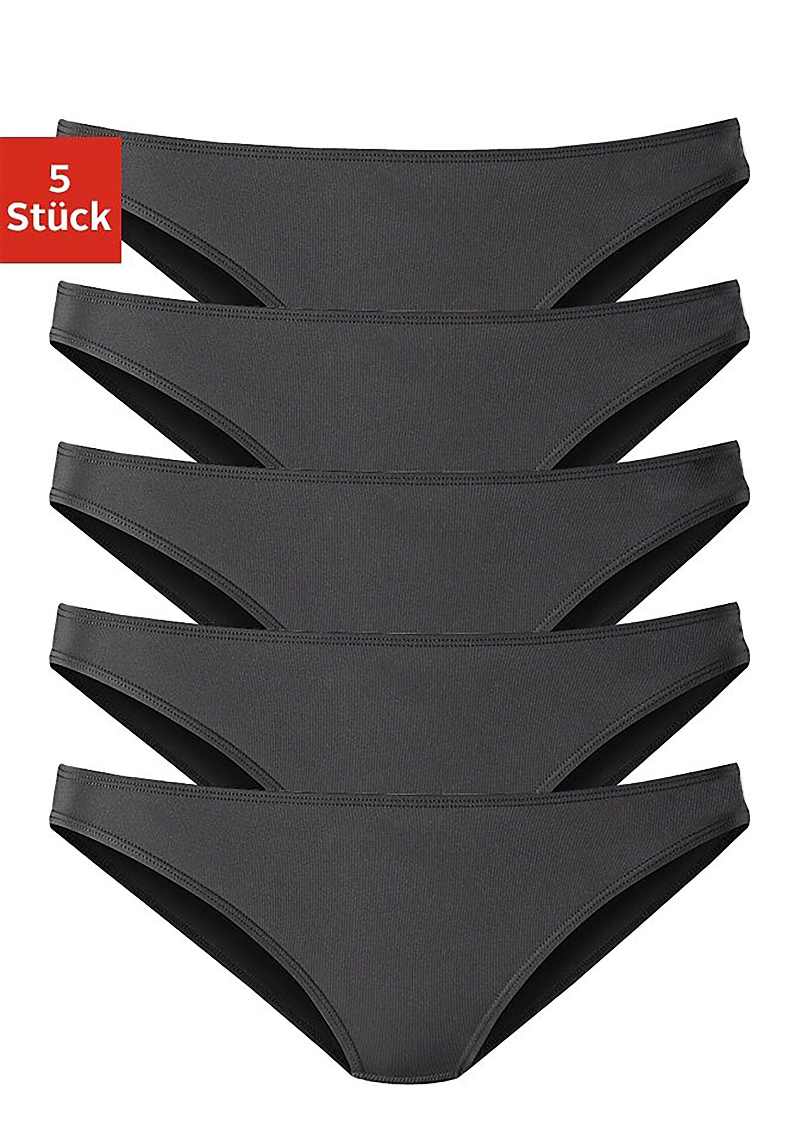 H.I.S Bikinibroekje van zachte microvezelkwaliteit (5 stuks, Set van 5)
