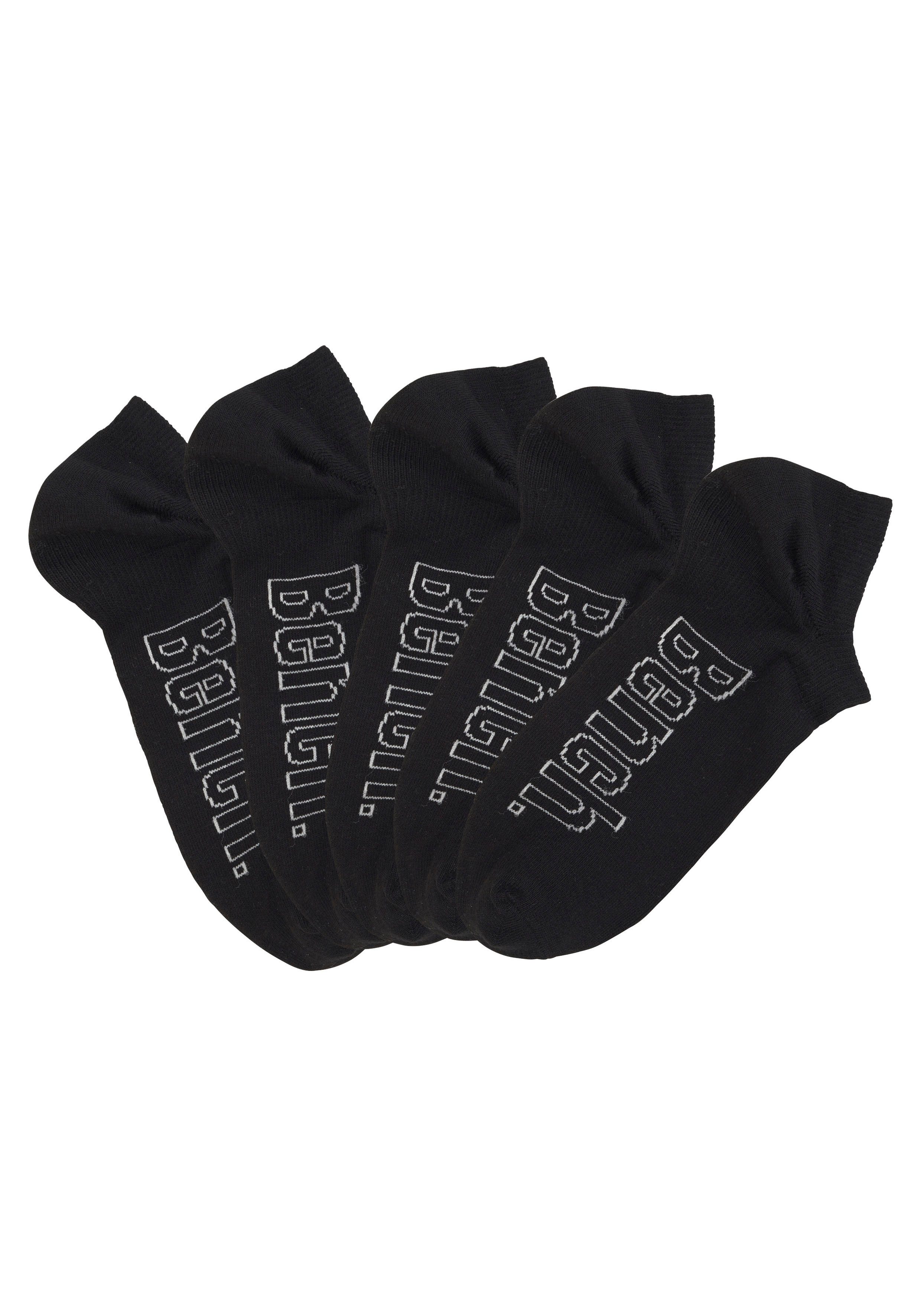 Bench. Sneakersokken voor modieuze sneakers-schoenen (set, 5 paar)