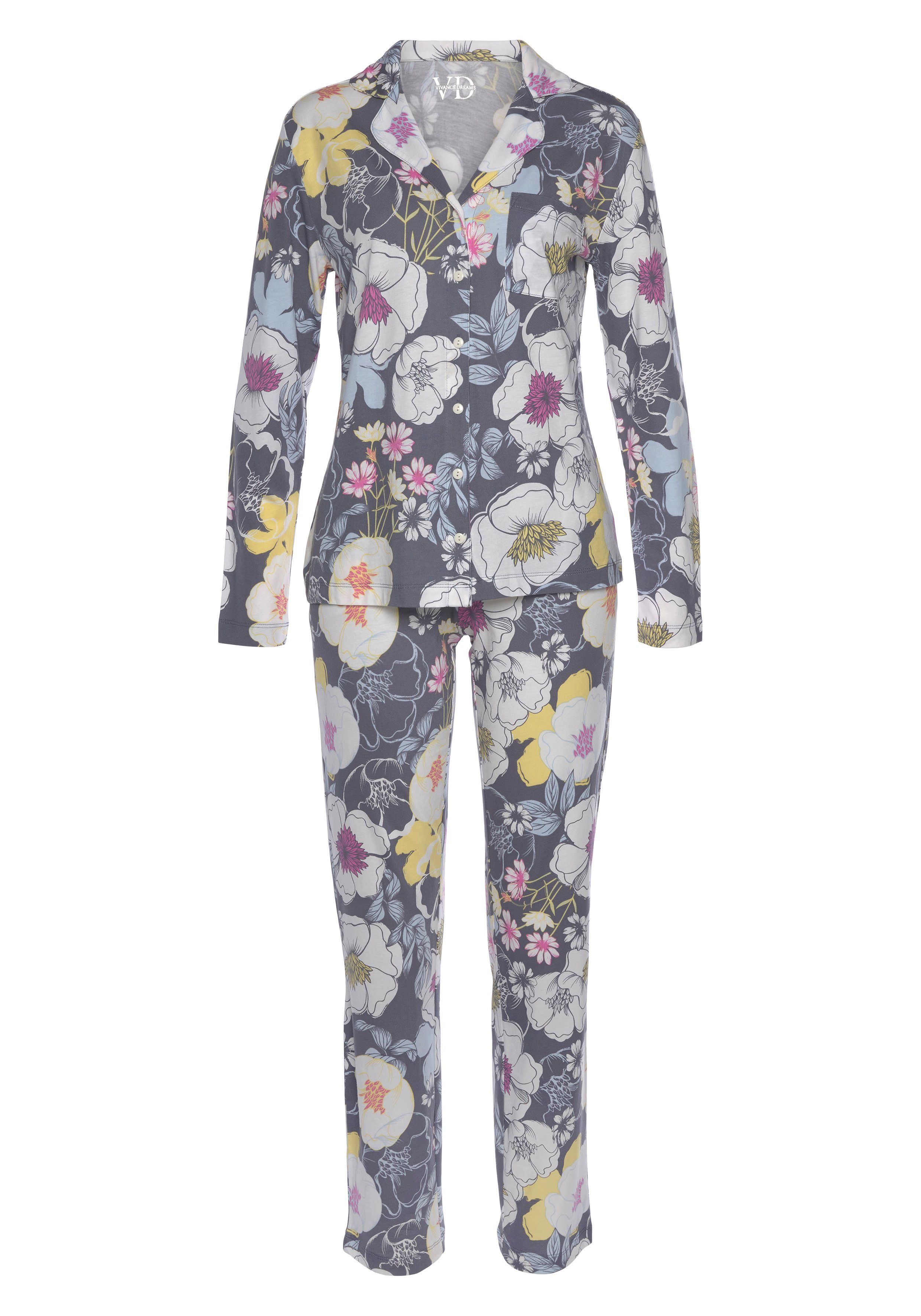 Vivance Dreams Pyjama in mooi patroon (2-delig)