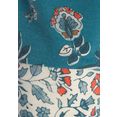 lascana nachthemd in bloemen print all-over blauw