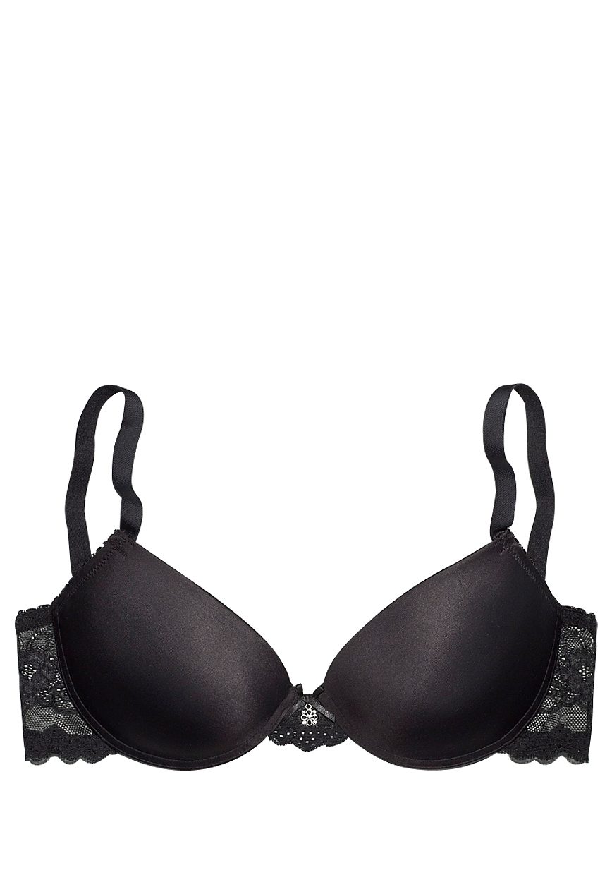 Lascana Push-up-bh met beugel en kanten achterkant, dessous