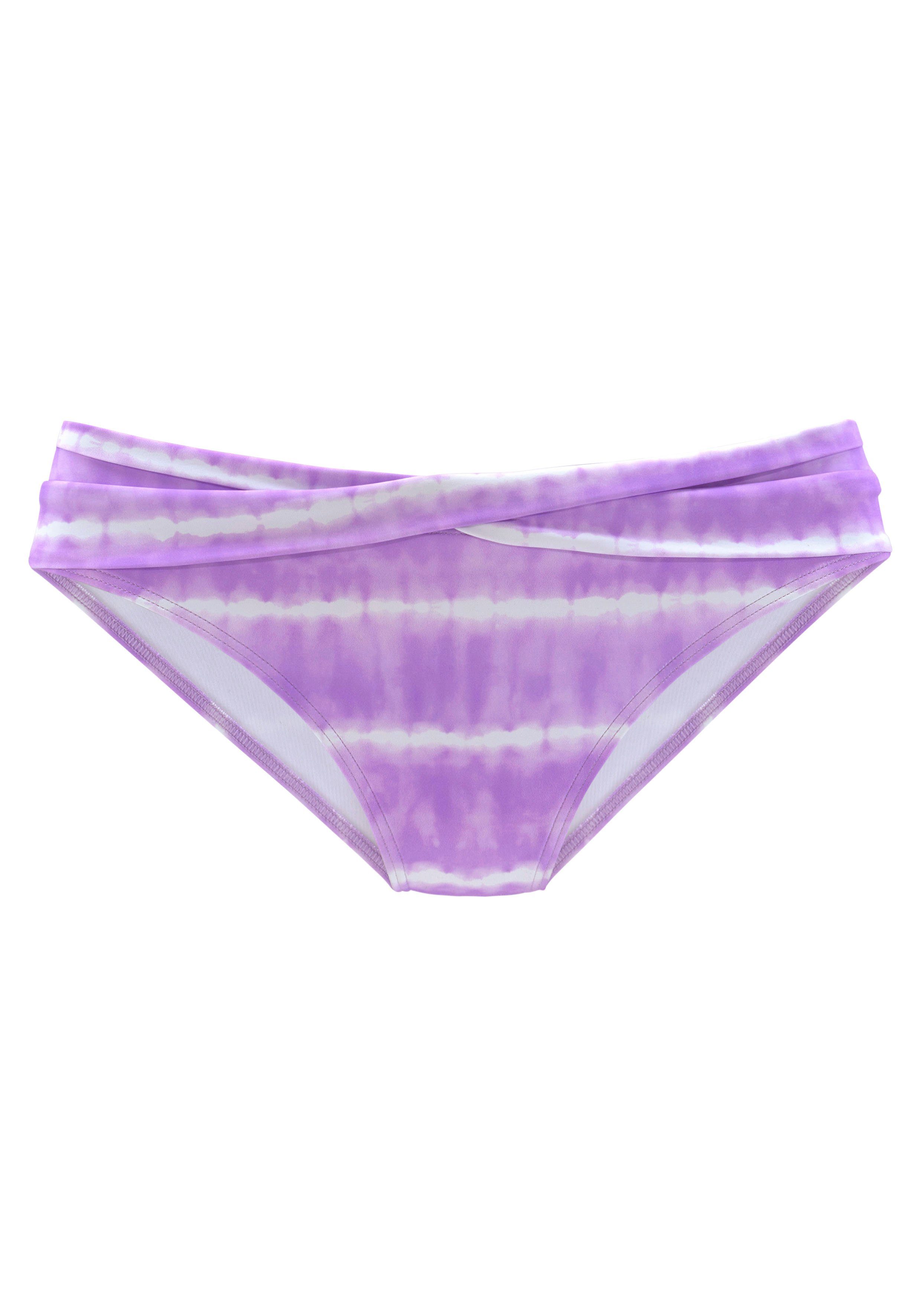 s.Oliver RED LABEL Beachwear Bikinibroekje Enja met omslagband in v-model