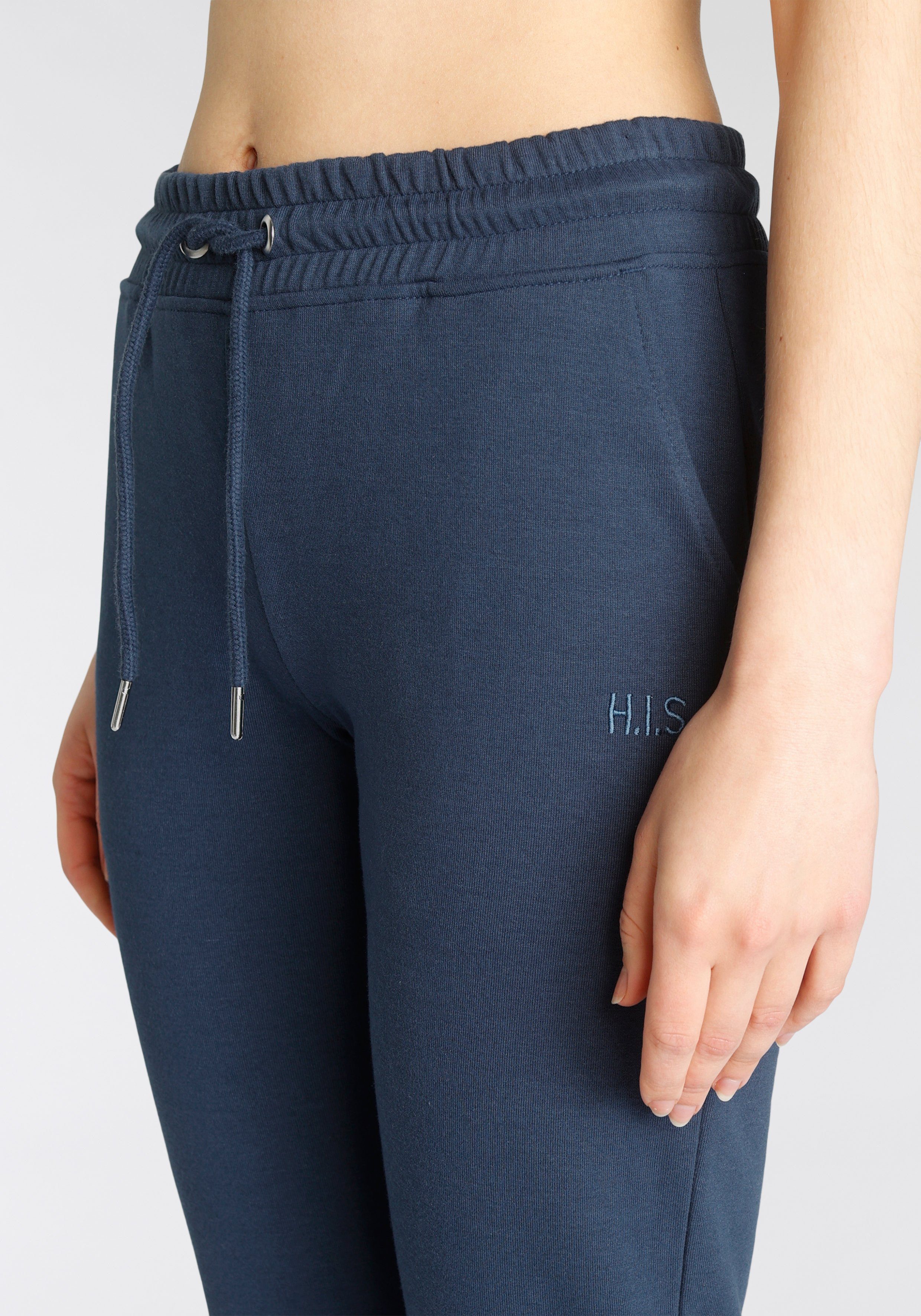 H.I.S Sweatbroek / relaxbroek / sweatbroek Slipbroek met kleine omslag aan de zoom, loungewear