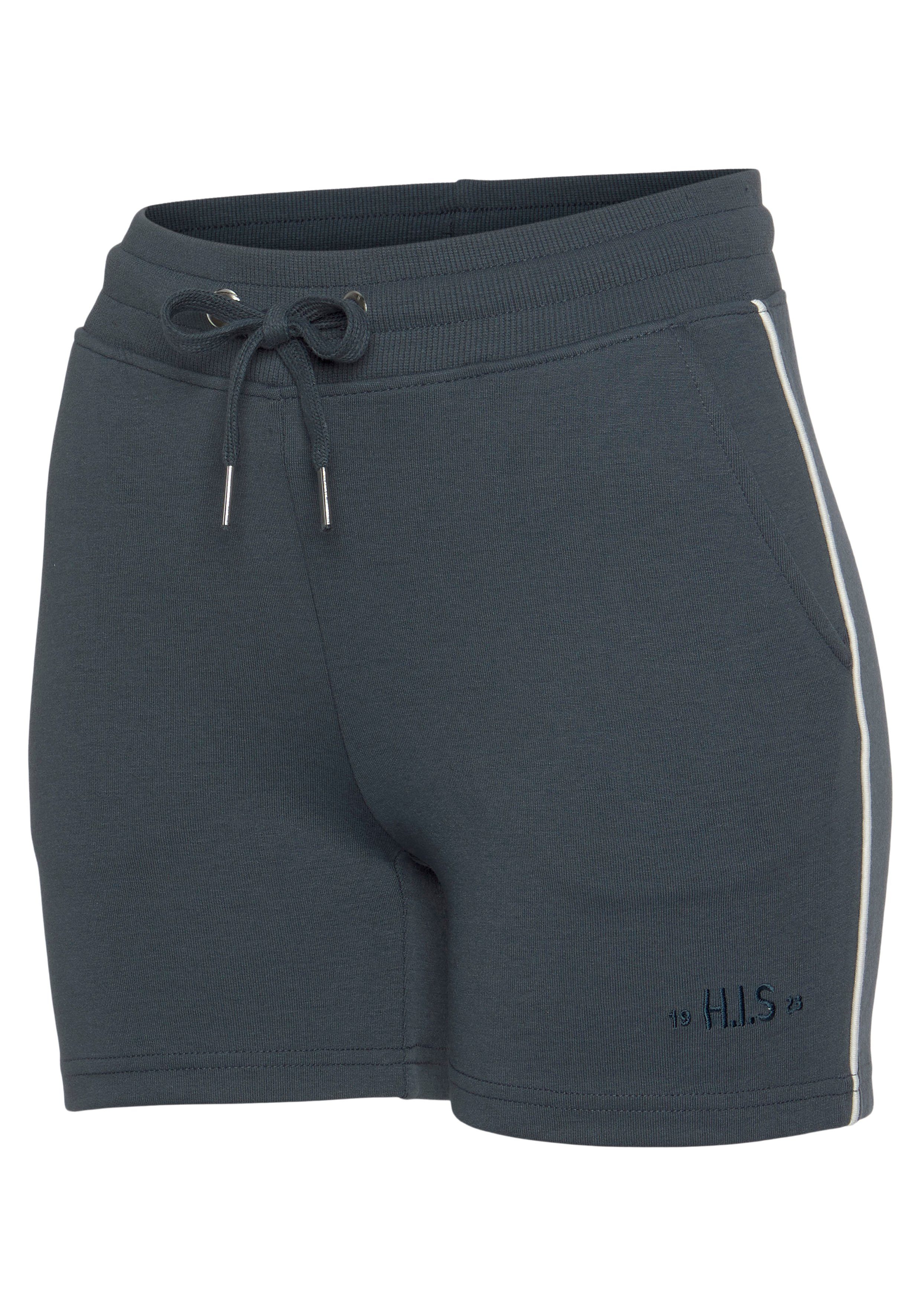 H.I.S Short met wit paspel opzij