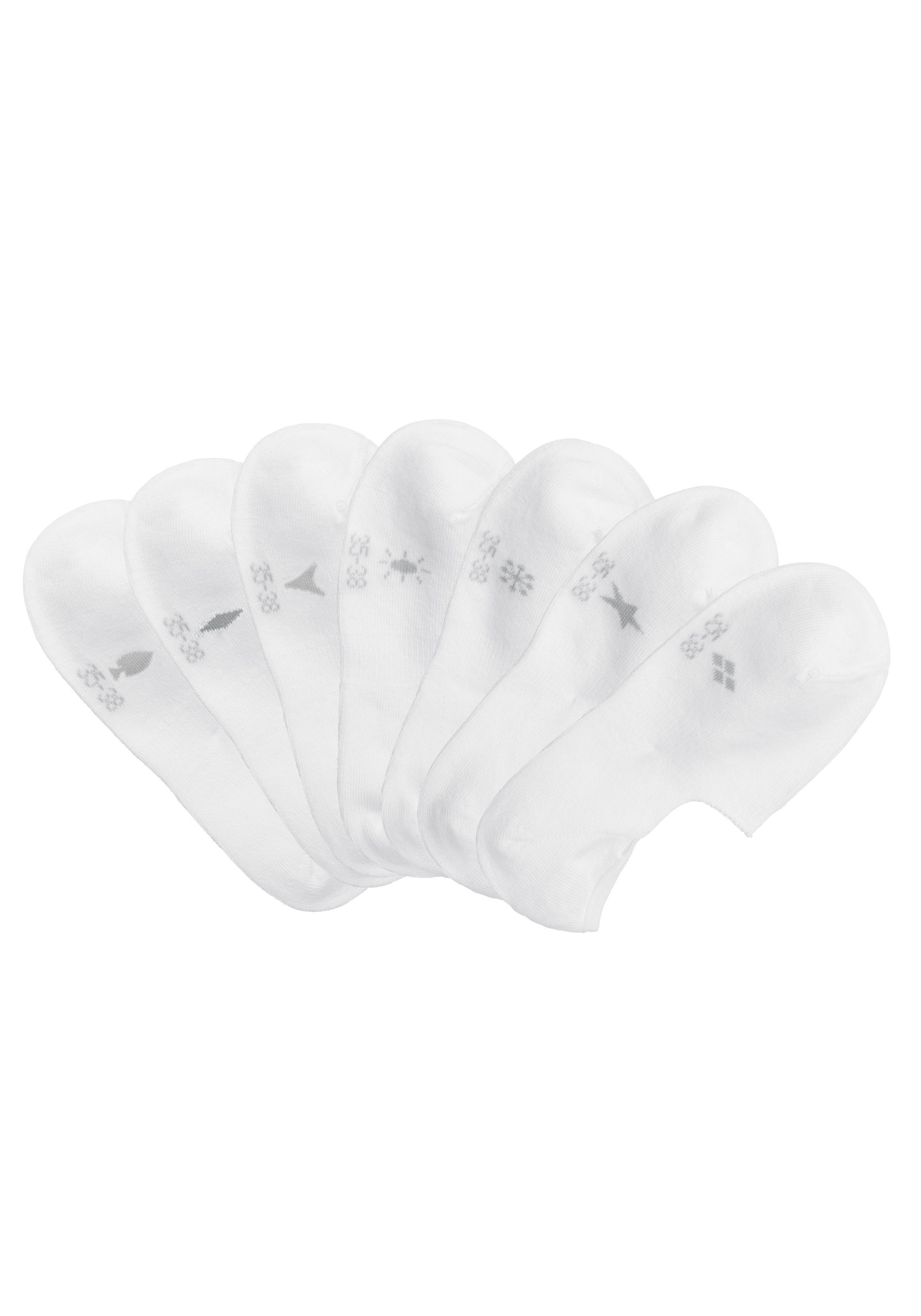 H.I.S Sneakersokken met ingebreide symbolen (set, 7 paar)