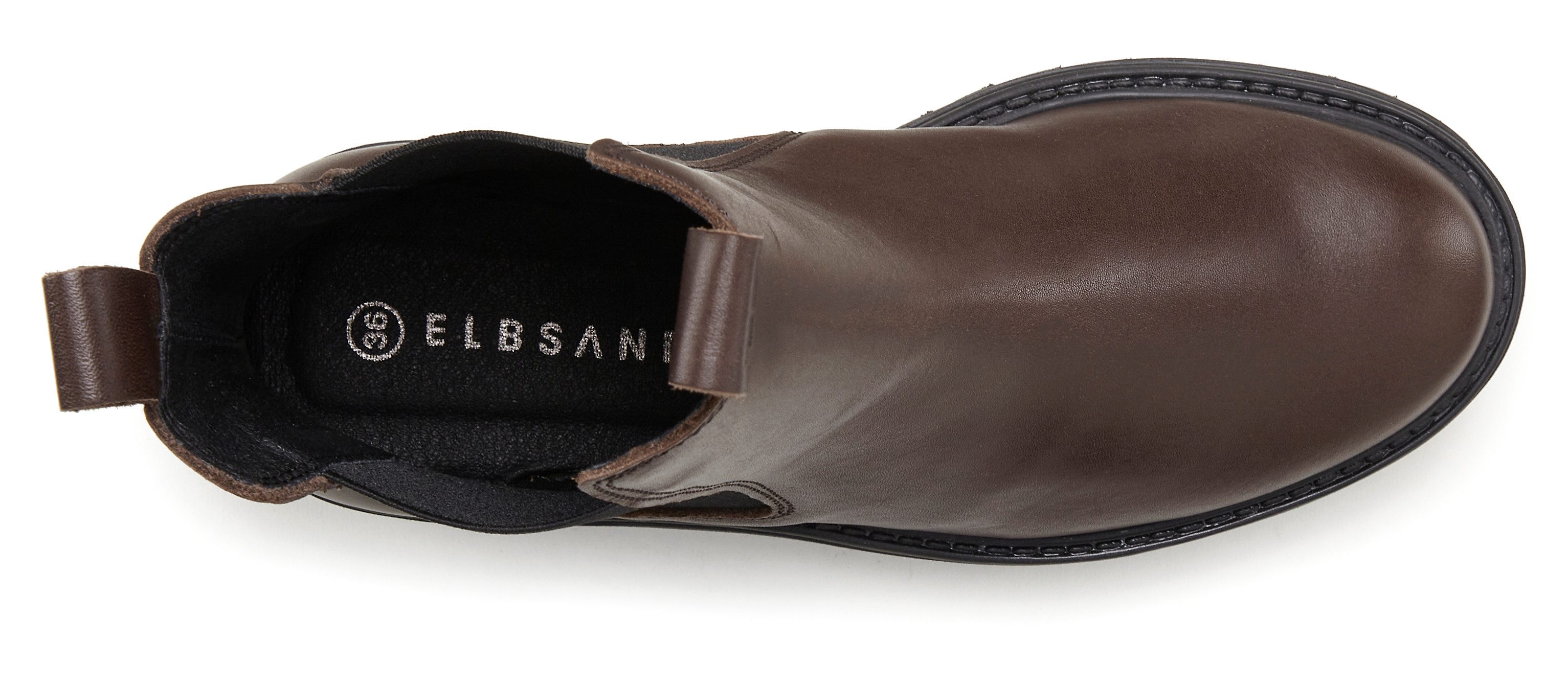 Elbsand Laarsjes Chelsea laarzen, instaplaarzen, bikerboots van leer