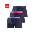 levi's boxershort logo-weefband (3 stuks) blauw