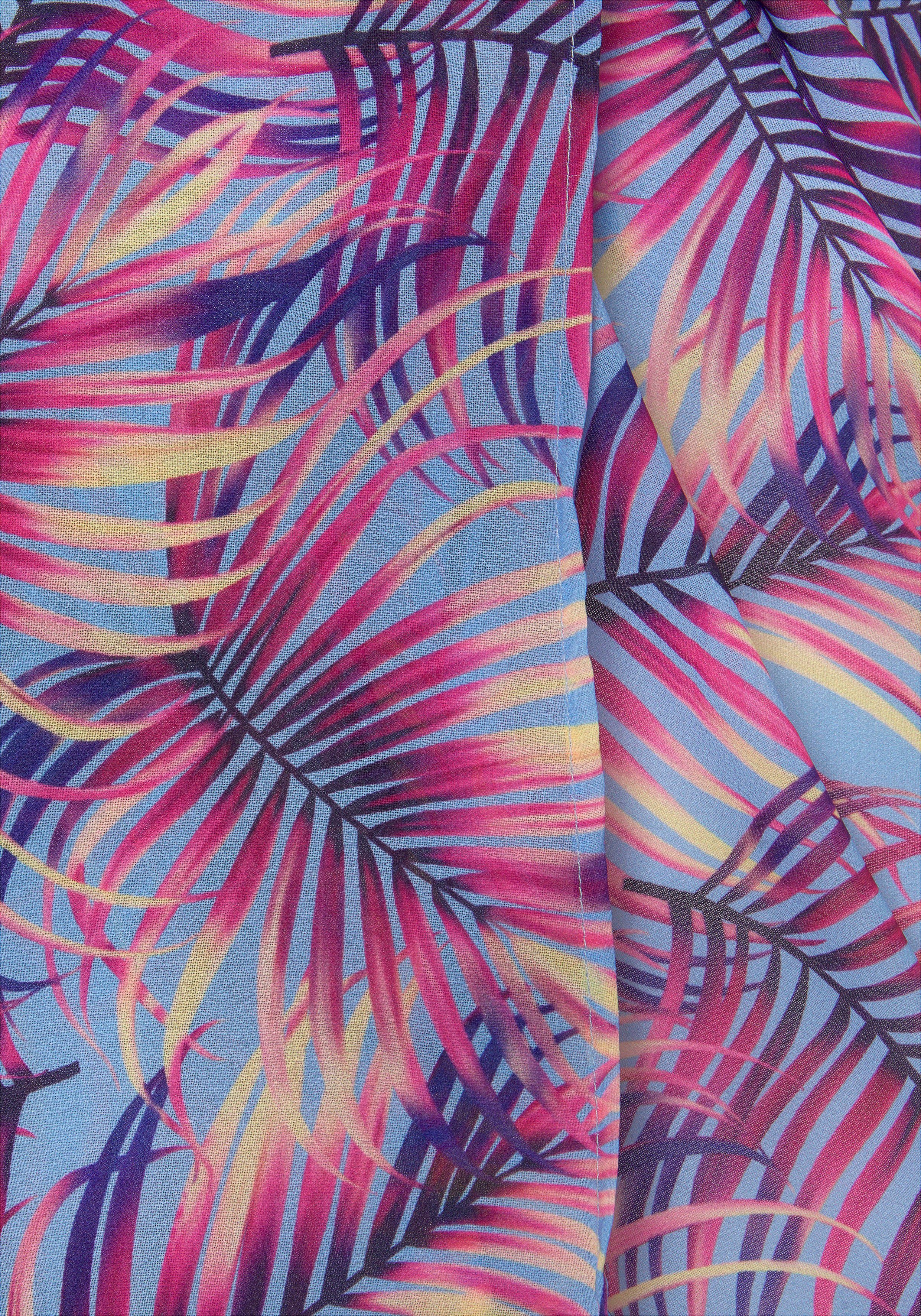 Lascana Strandrok met palmprint, cover-up, strandmode
