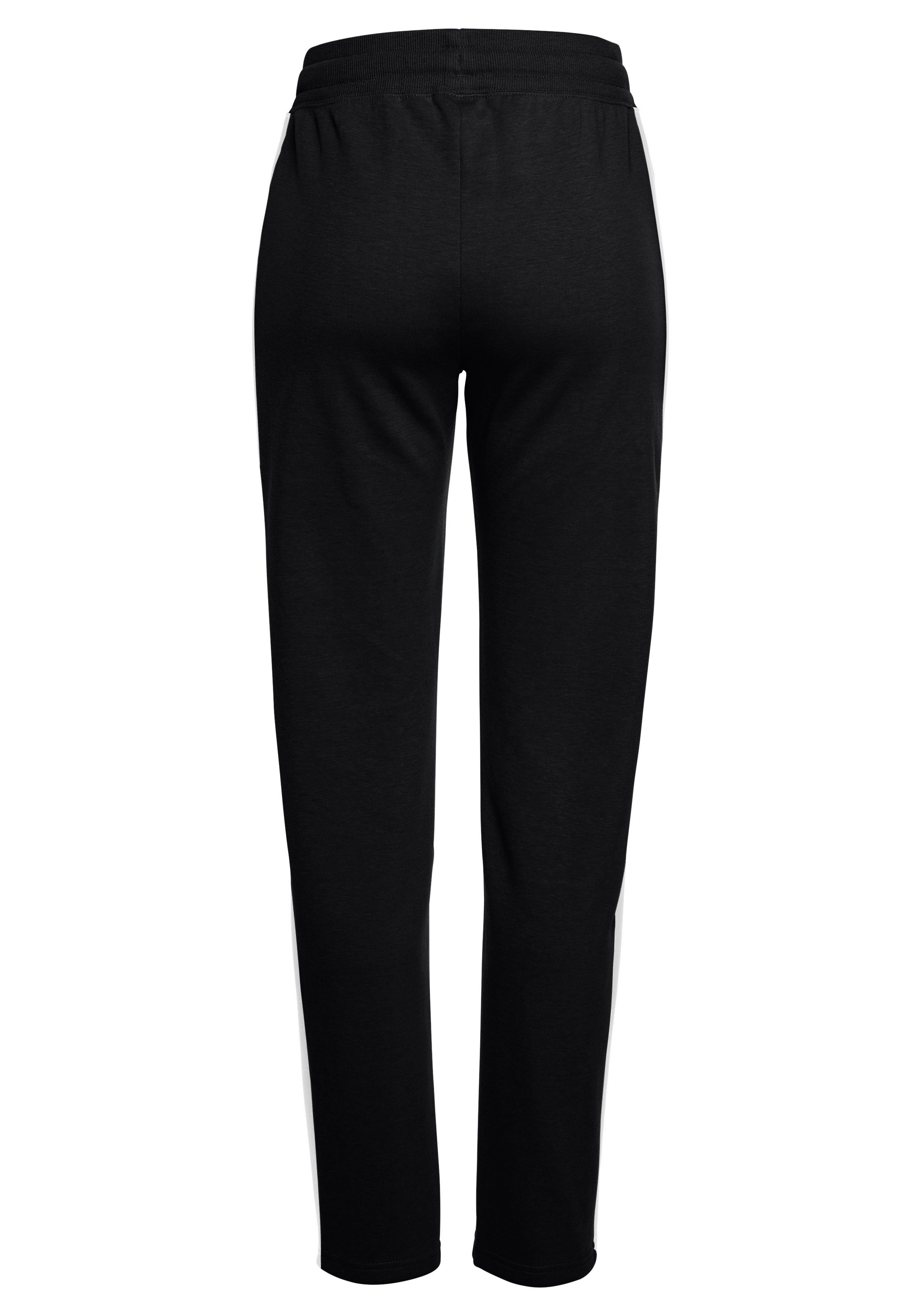 Bench. Loungewear Loungebroek met zijstrepen en rechte pijpen, loungepak