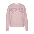 bench. sweatshirt met frontprint roze