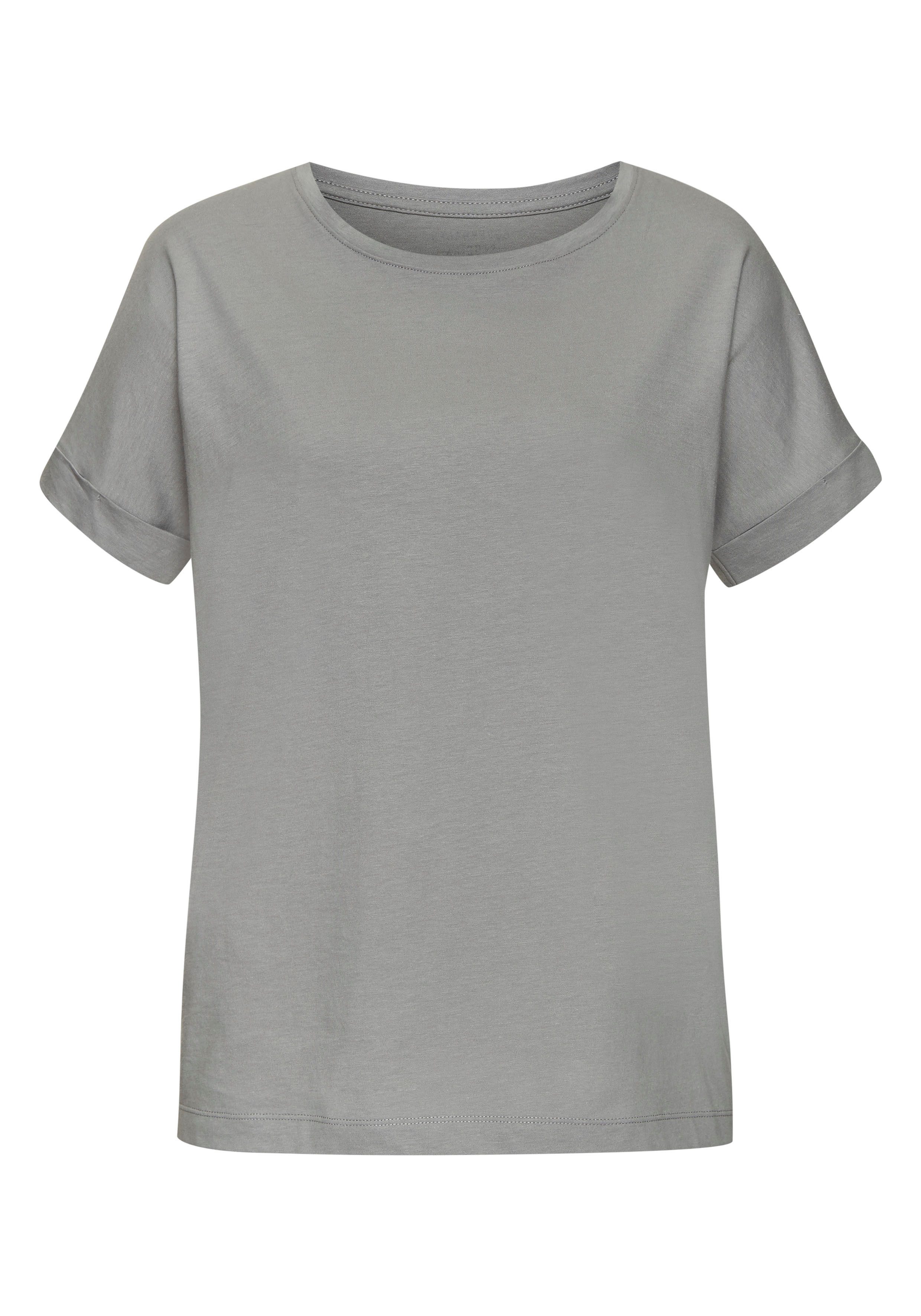 Copenhagen Studios T-shirt Met subtiele logoprint achteraan van zachte jersey kwaliteit met biologische katoen shirts maat XS (34) blauw