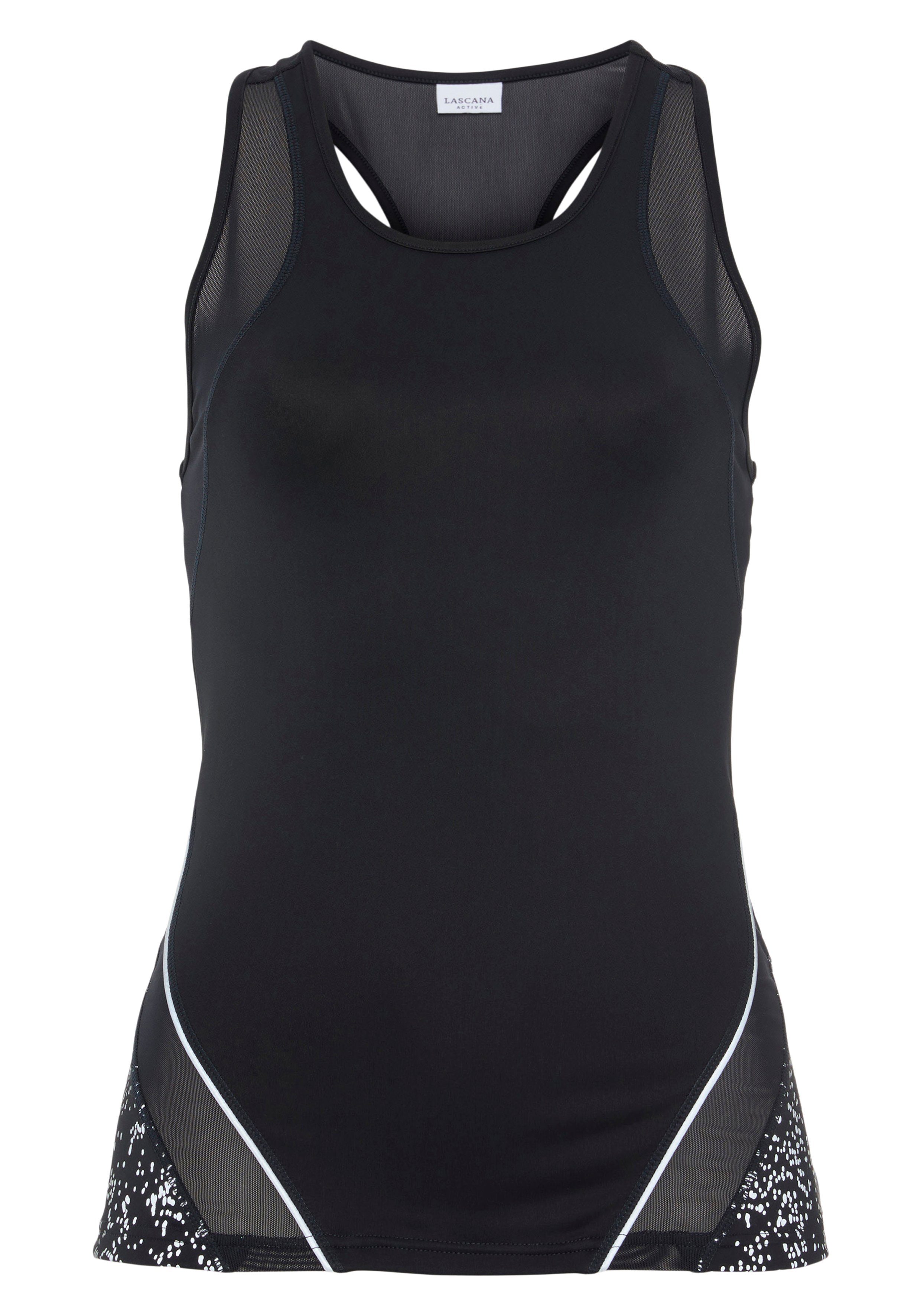active by Lascana Runningtop met reflecterende print