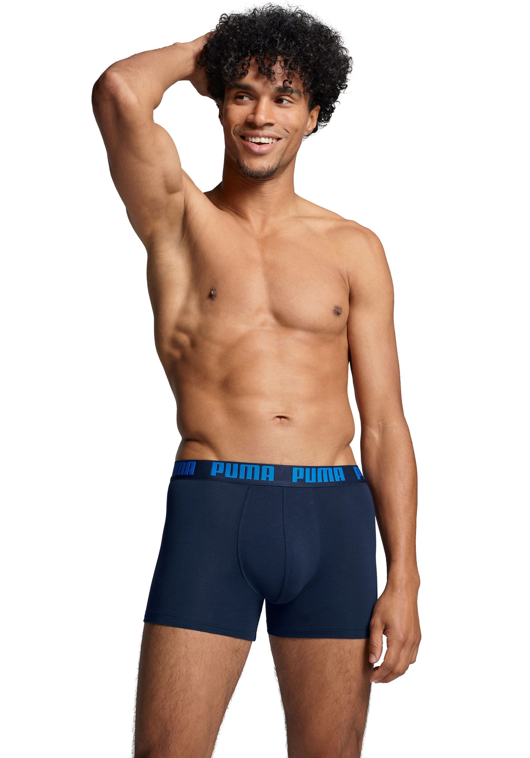 PUMA Boxershort met brede logoband (2 stuks, Set van 2)