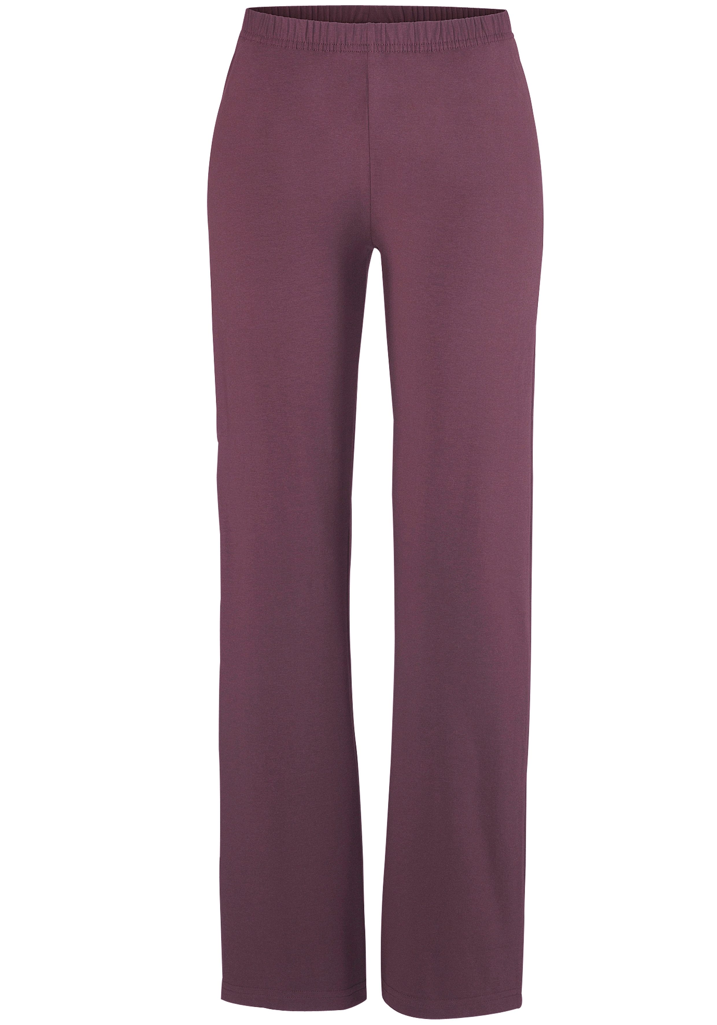 vivance active Jazzpants met licht uitlopende pijpen, loungewear (2-delig, Set van 2)