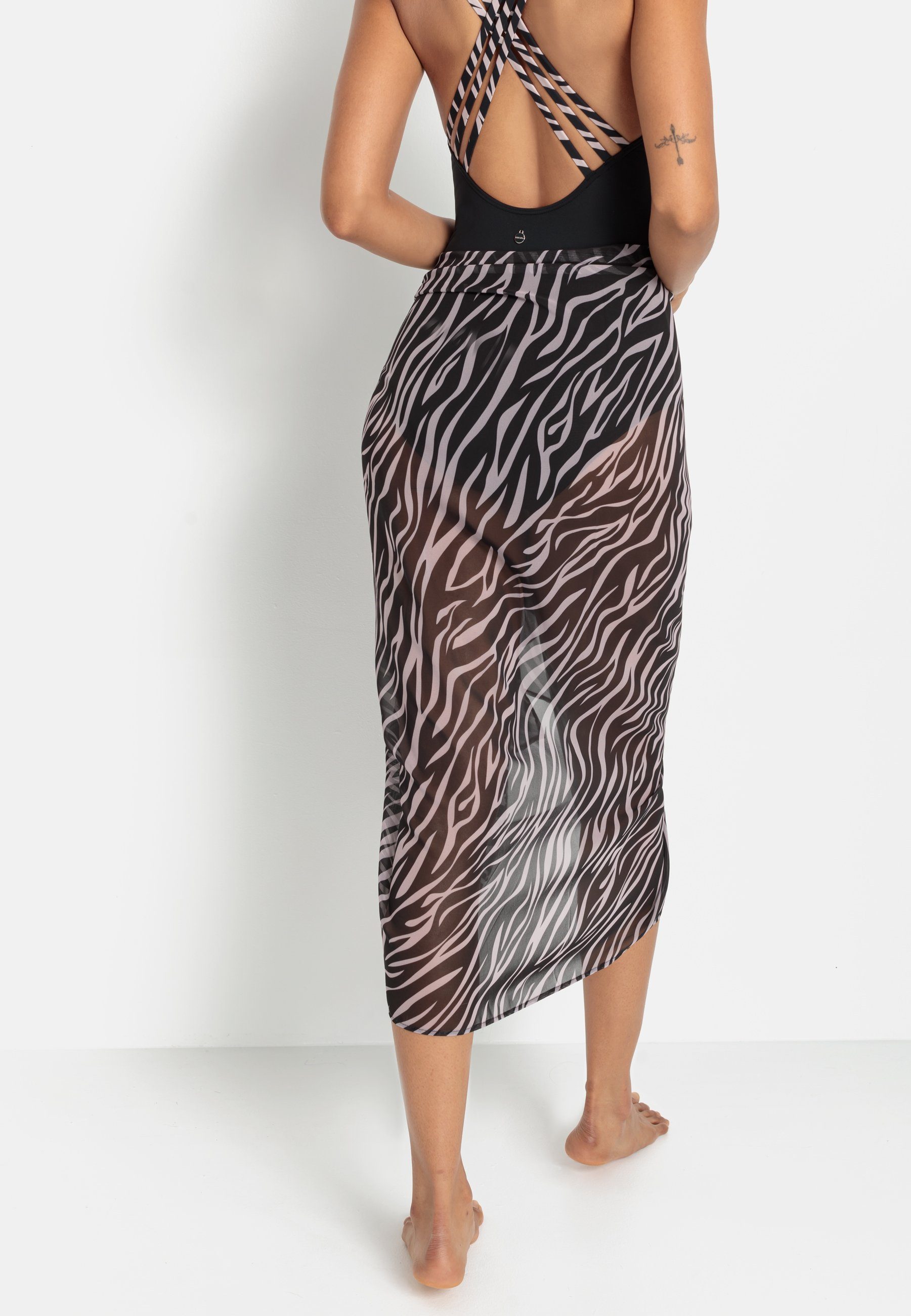 Lascana Strandrok met zebraprint