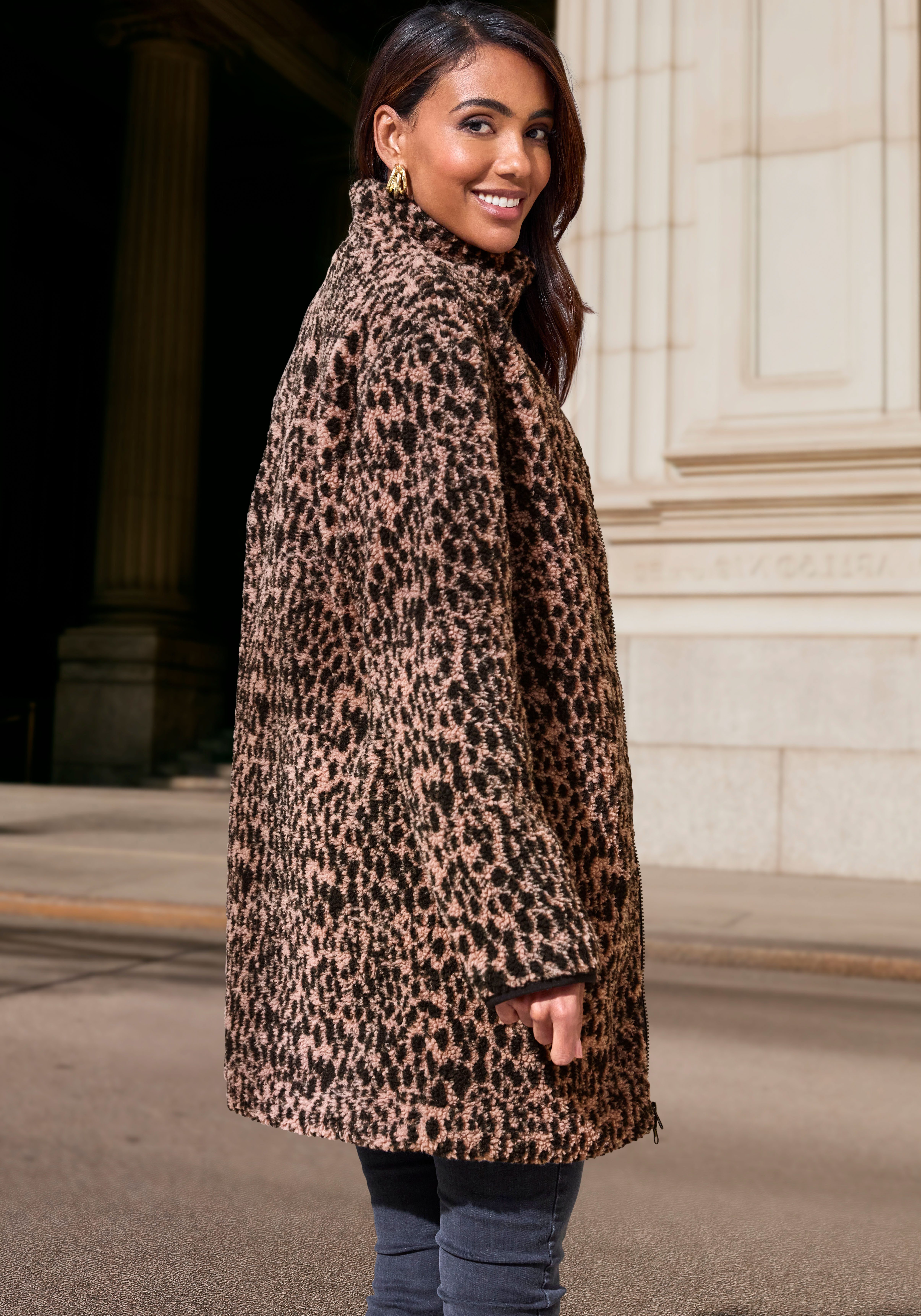 Lascana Fleecejack in zachte fleece-kwaliteit