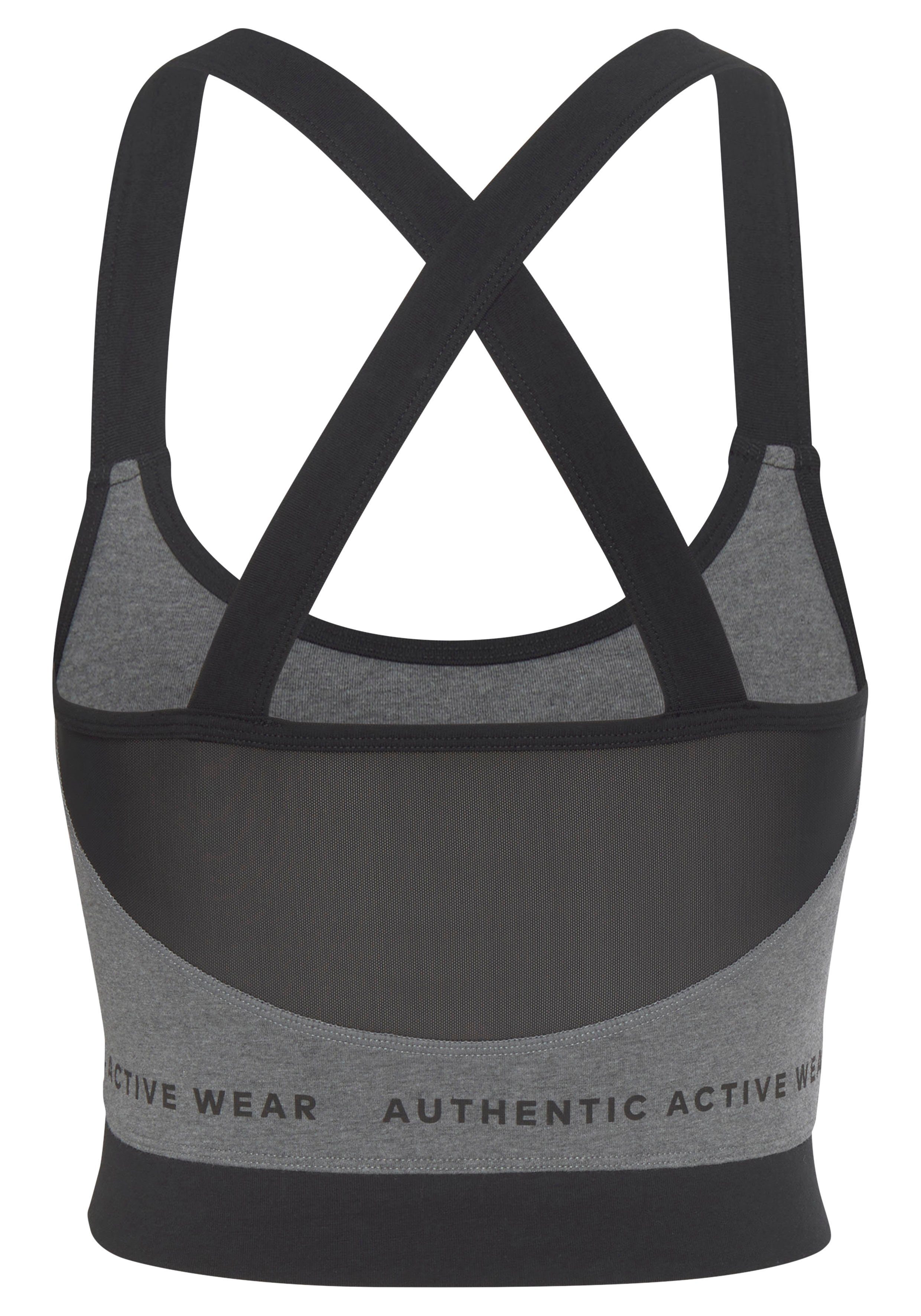 vivance active Crop-top -Sporttop met racerback