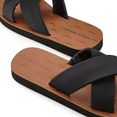 venice beach slippers van bijzonder licht materiaal, veganistisch zwart