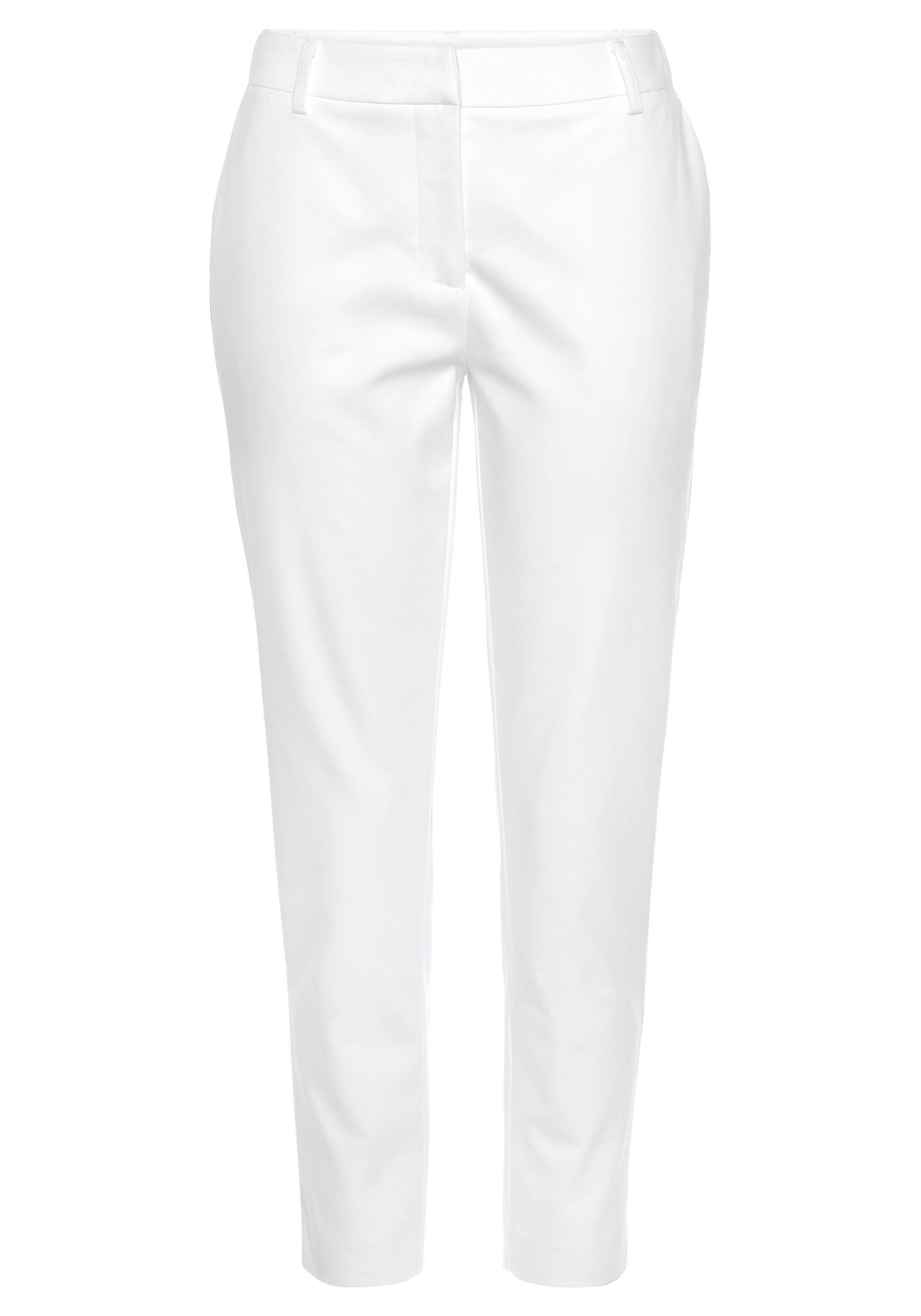 Lascana Chino in verkorte lengte, stofbroek in smalle pasvorm, casual-chic