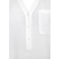 lascana blouse zonder sluiting met 3-4-mouwen wit