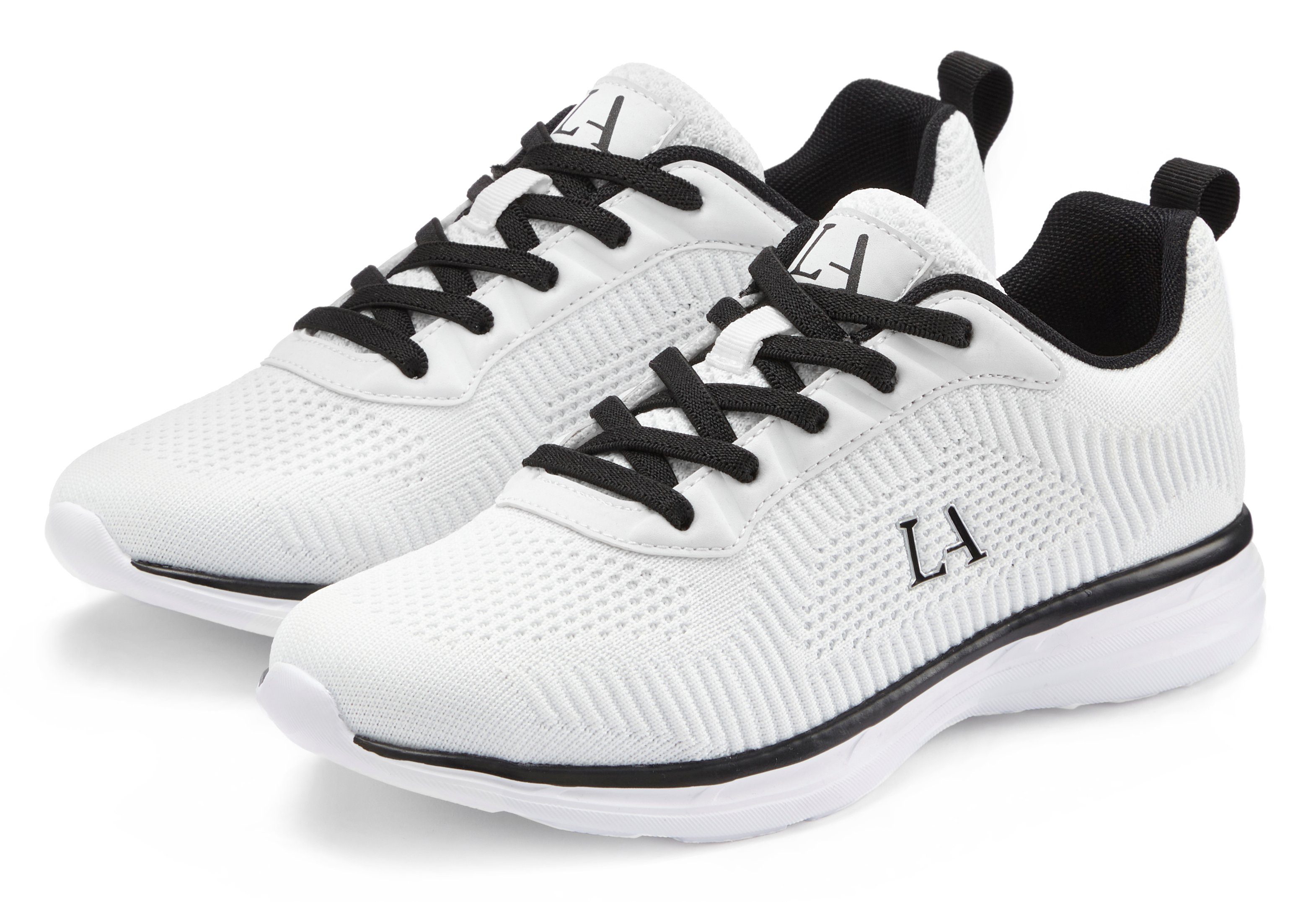 Lascana Sneakers Vrijetijdsschoen, lage schoen in sportieve look VEGAN
