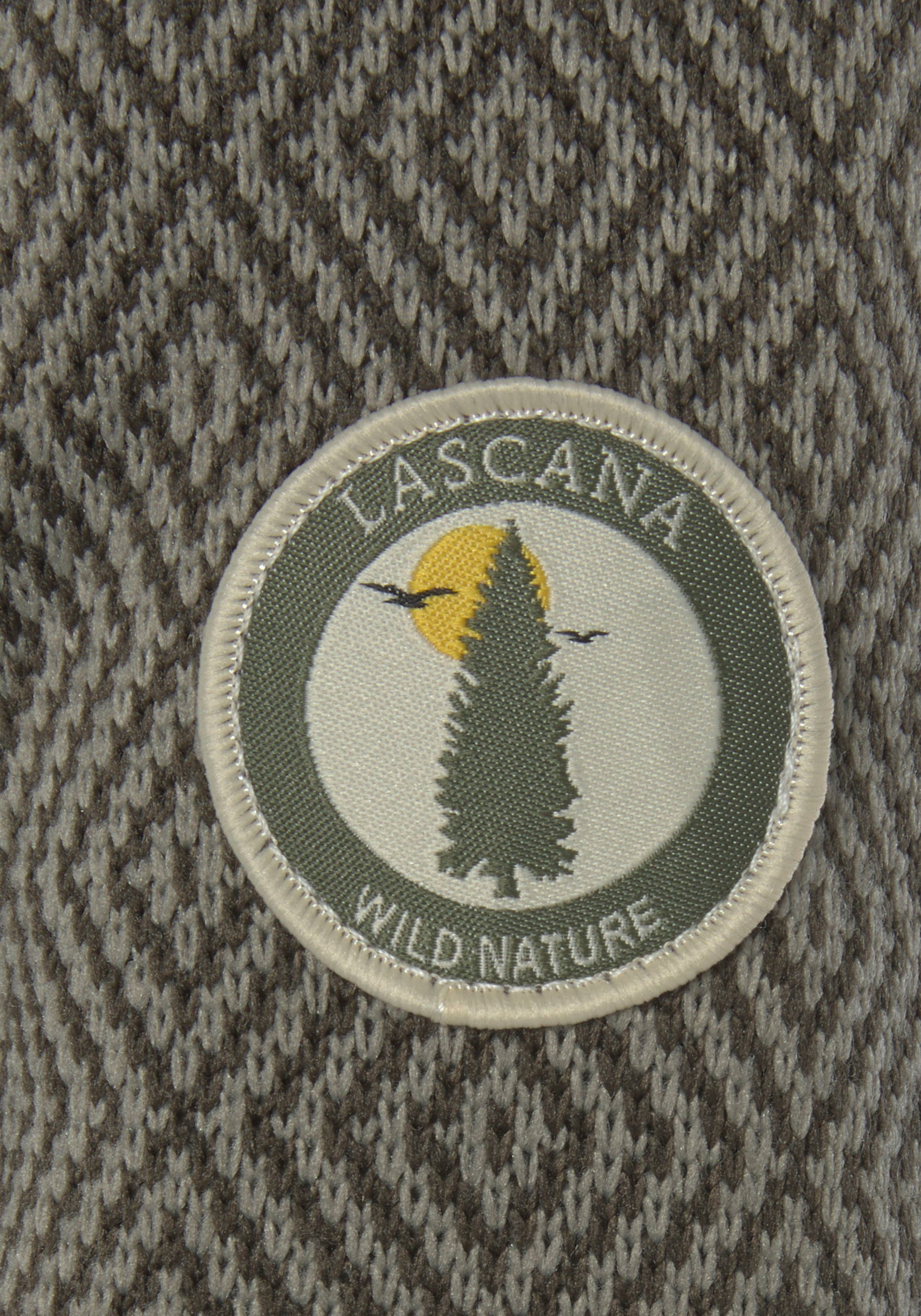 active by Lascana Fleecejack Trekking jas met capuchon