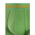 bruno banani boxershort met mooie logoweefband (2 stuks) groen
