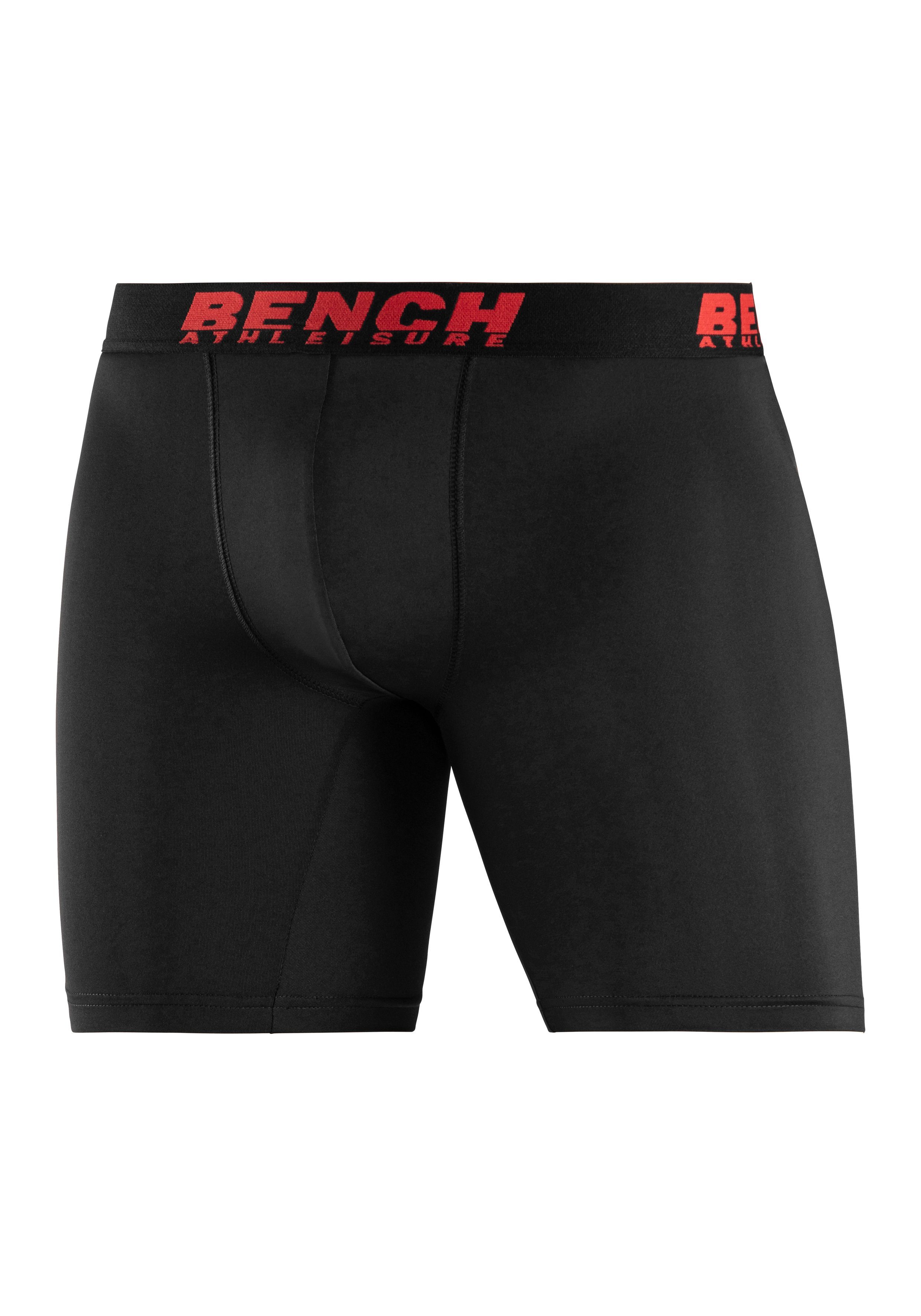 Bench. Functionele boxershort Boxershorts voor heren in sportieve uitstraling van microvezel met langere pijpen (set, 2 stuks)